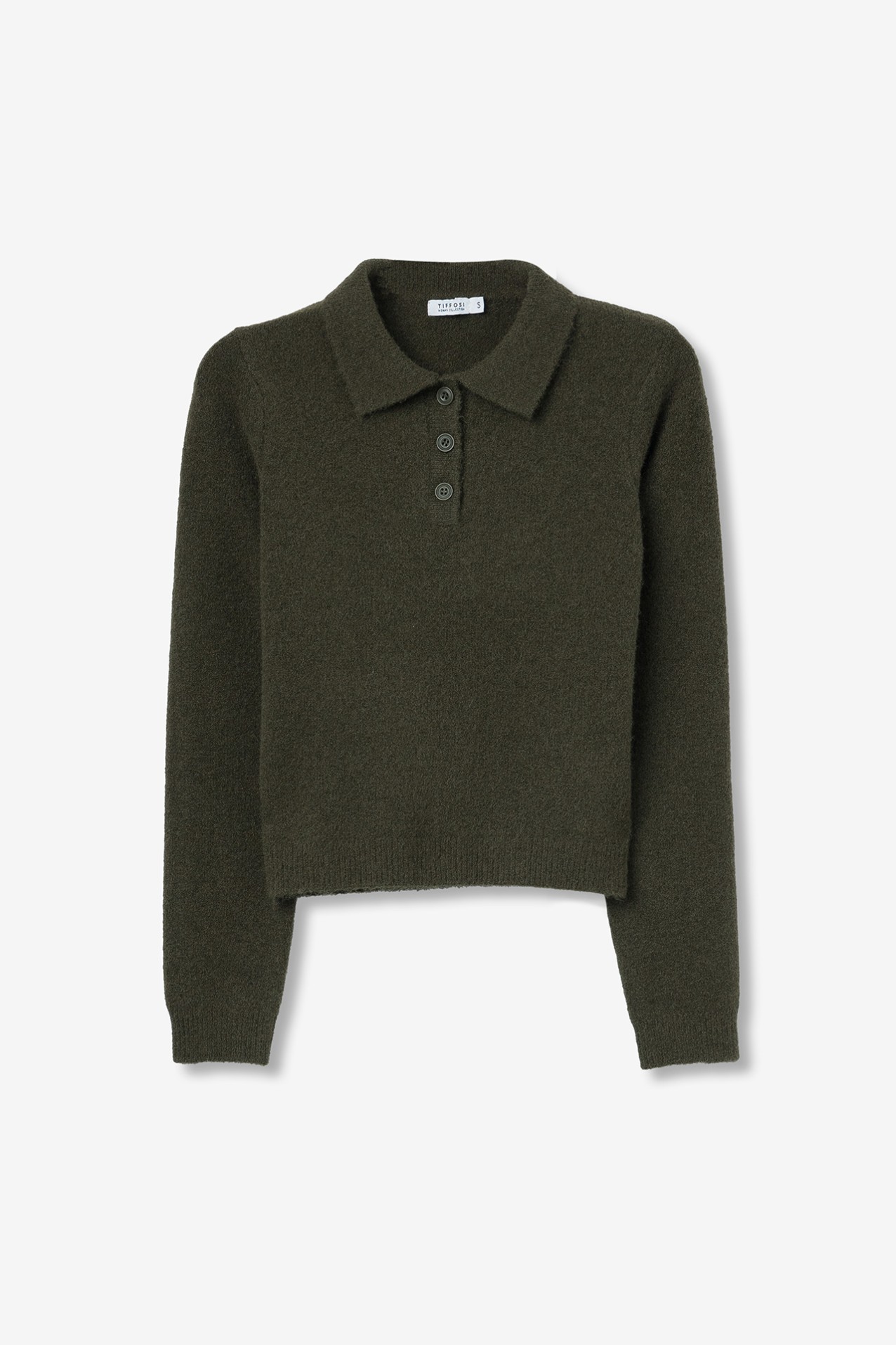 Slim Green Knit Sweater