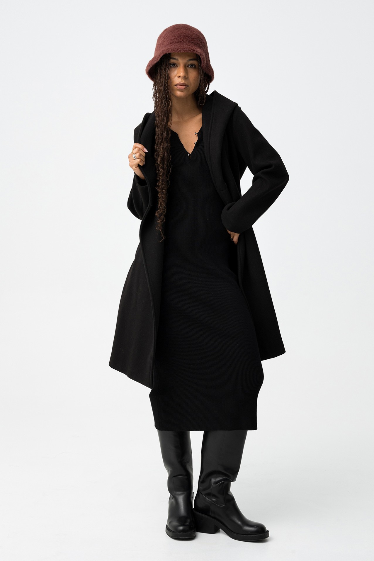Long Coat with Hood