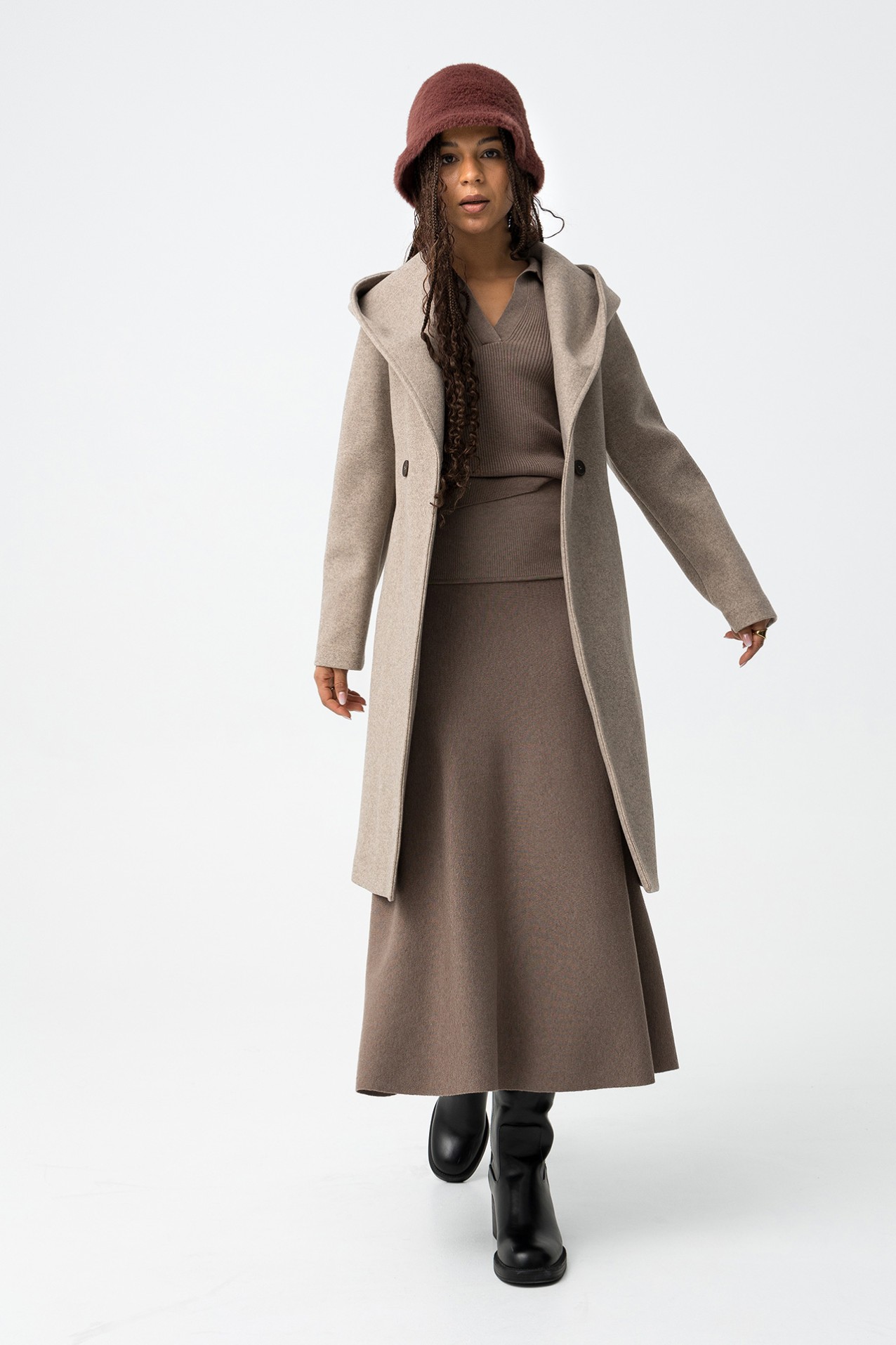 Long Coat with Hood