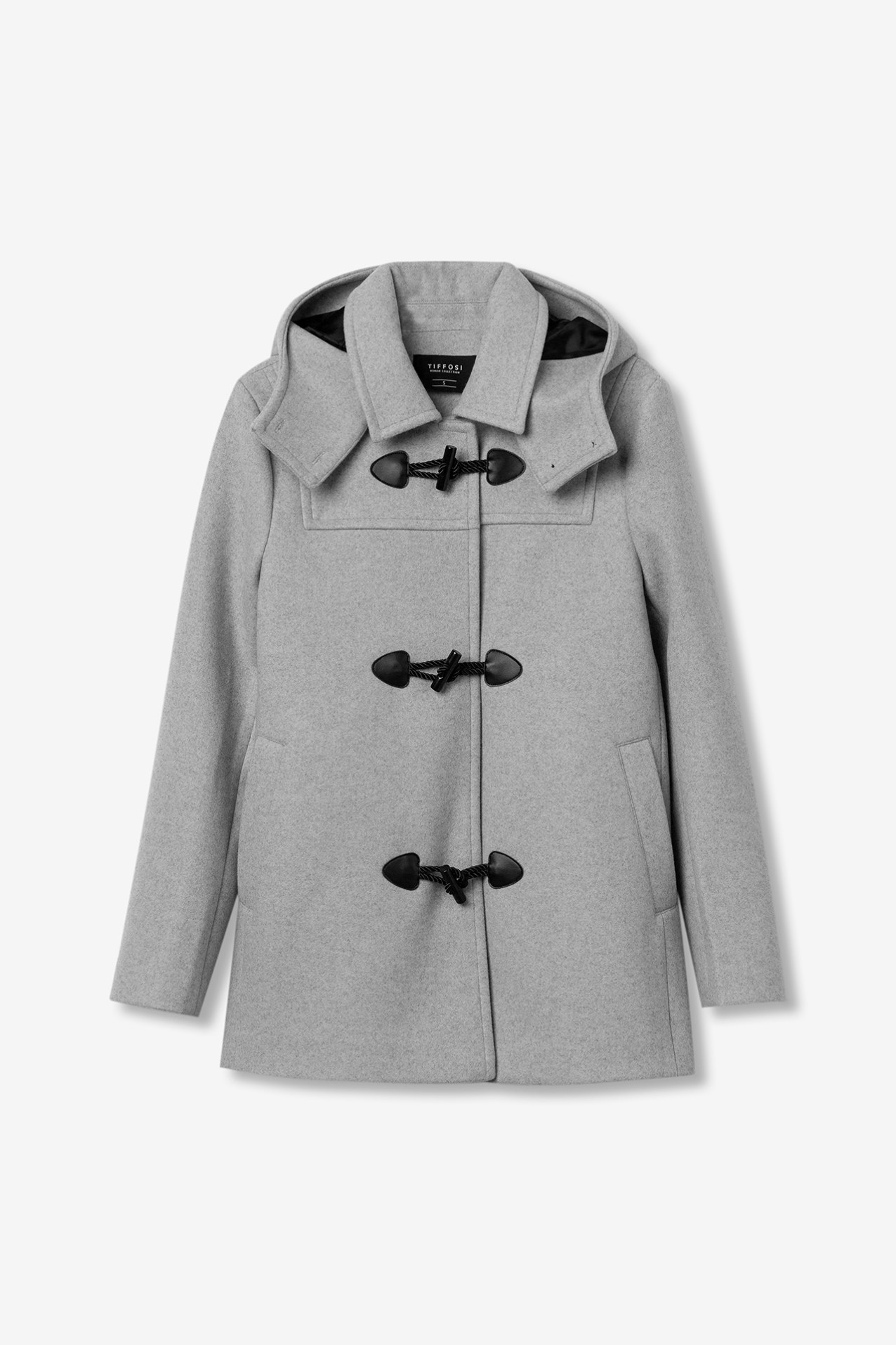 Coat with Removable Hood