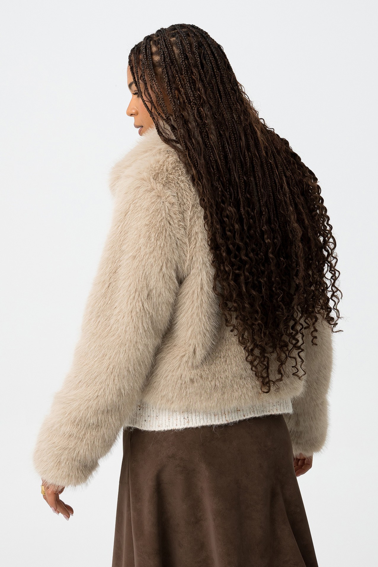 Faux Fur Short Jacket