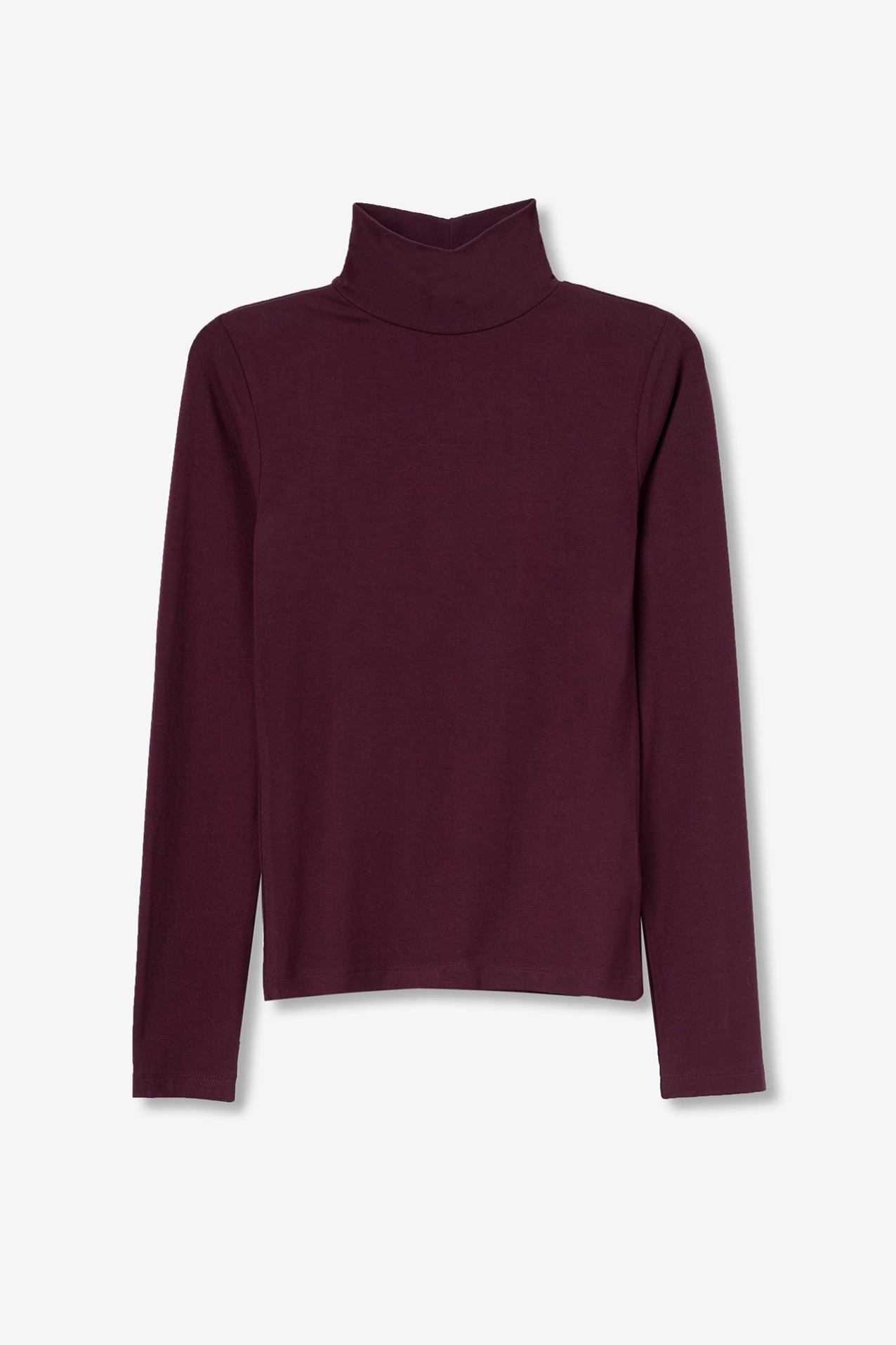 Camiseta ajustada burdeos