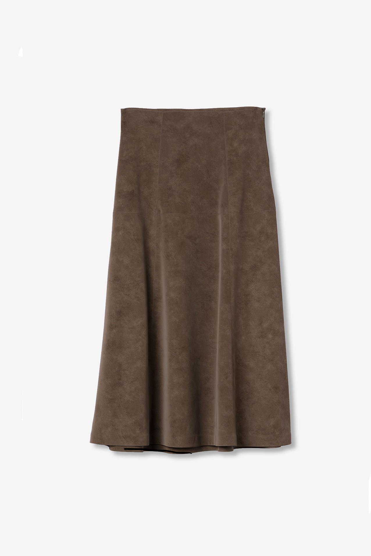 Brown Midi Skirt