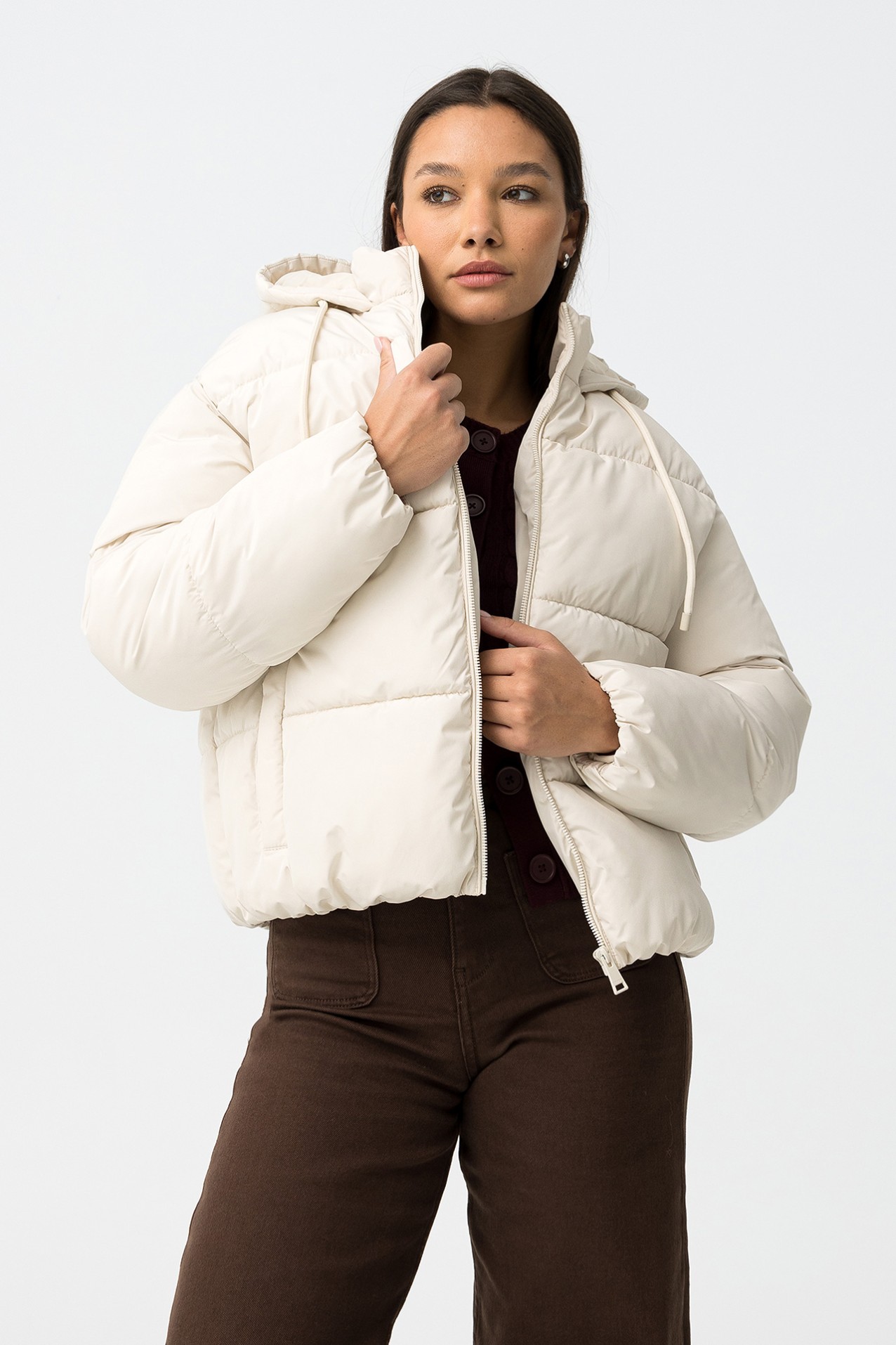 Relaxed Quilted Coat
