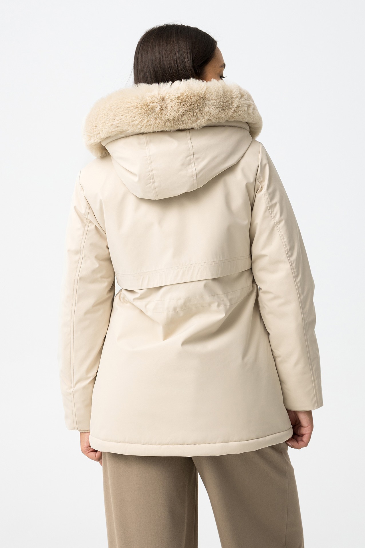 Water-Resistant Quilted Coat