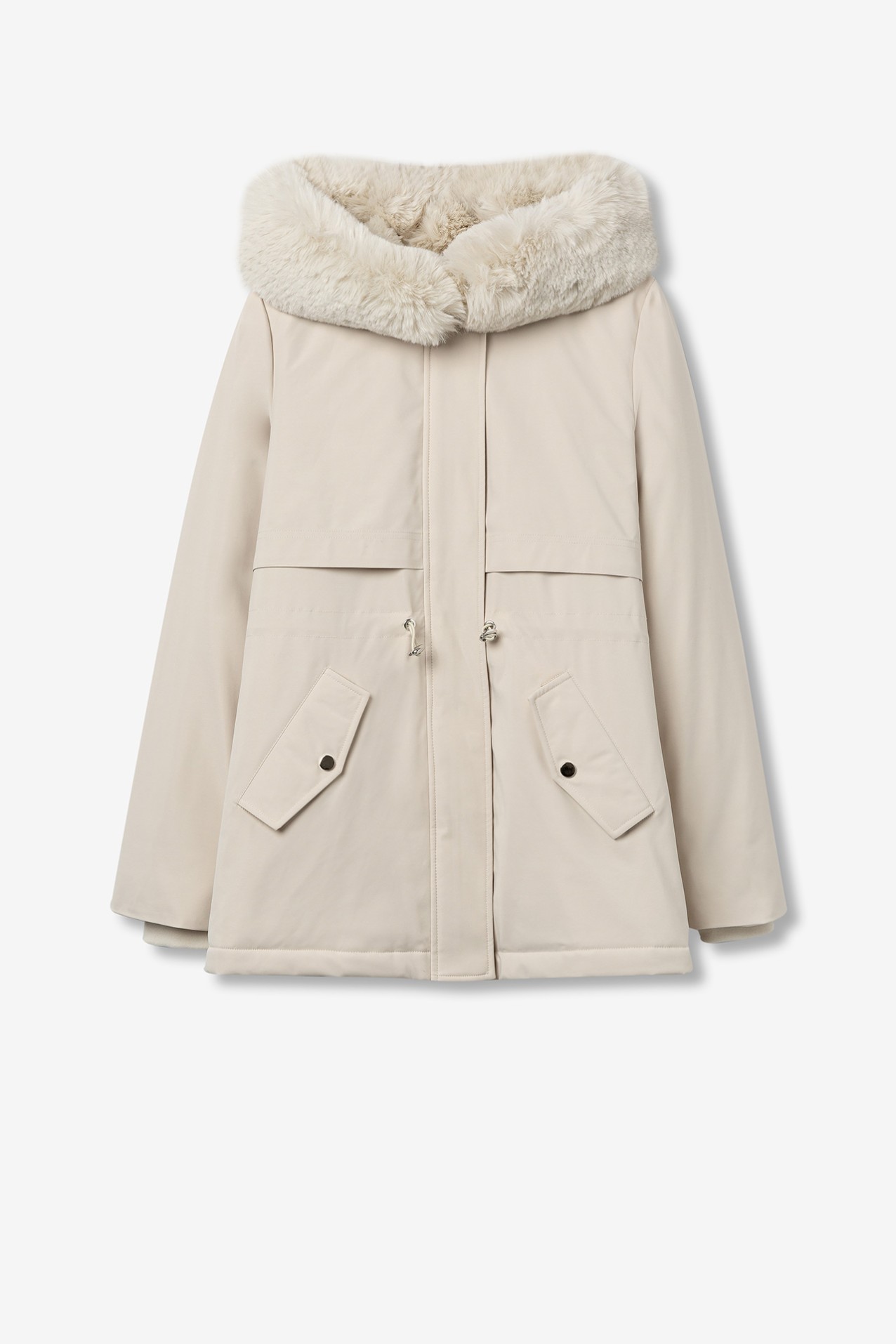 Water-Resistant Quilted Coat