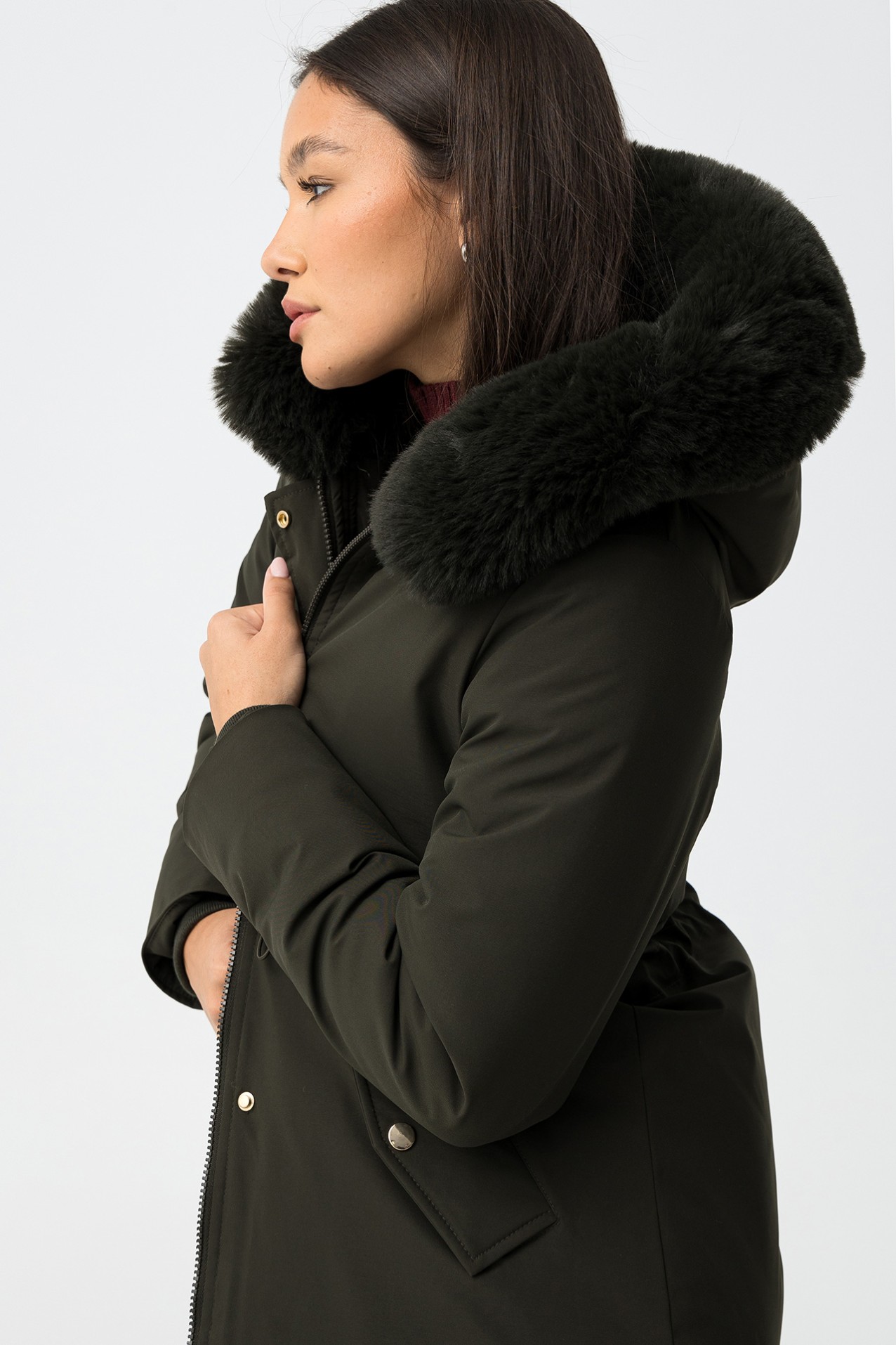 Water-Resistant Quilted Coat
