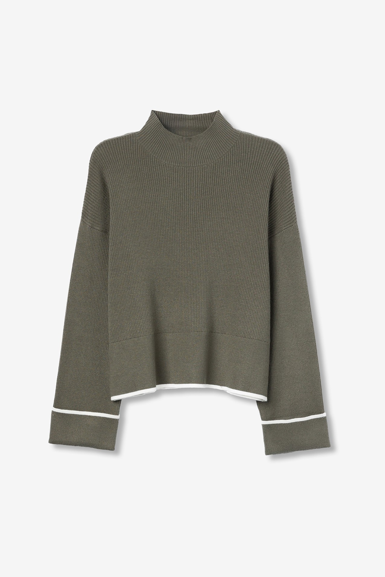 Contrast Striped Sweater