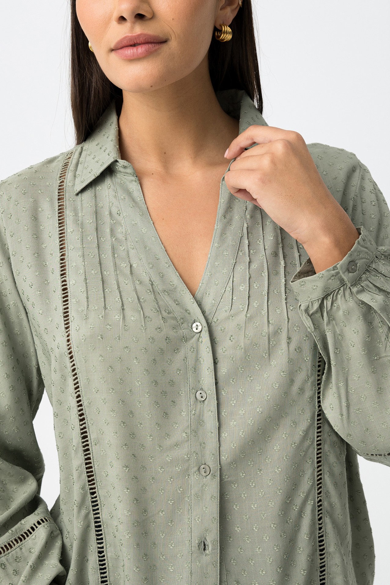 Green Long Sleeve Shirt