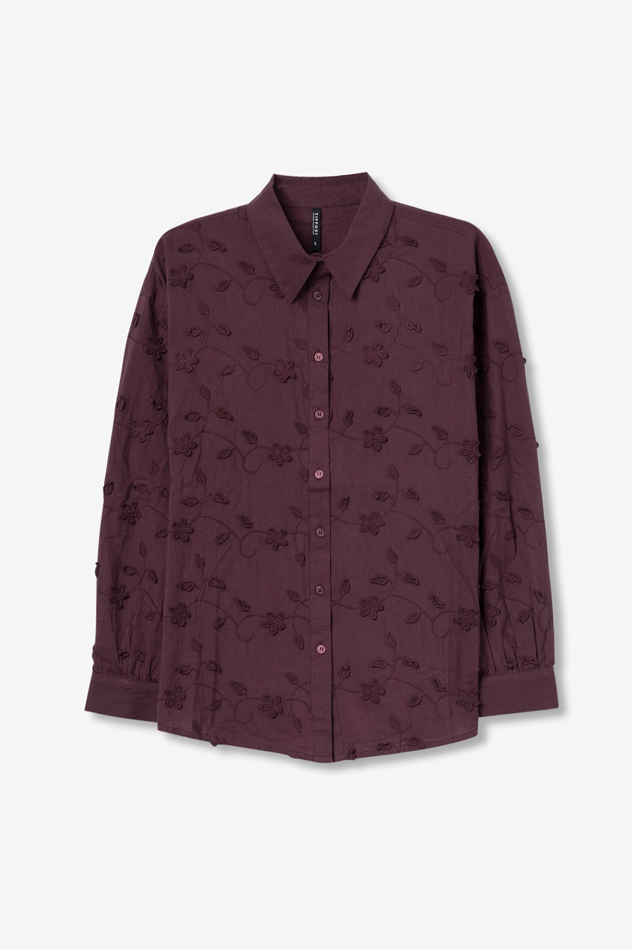 Burgundy Long Sleeve Shirt