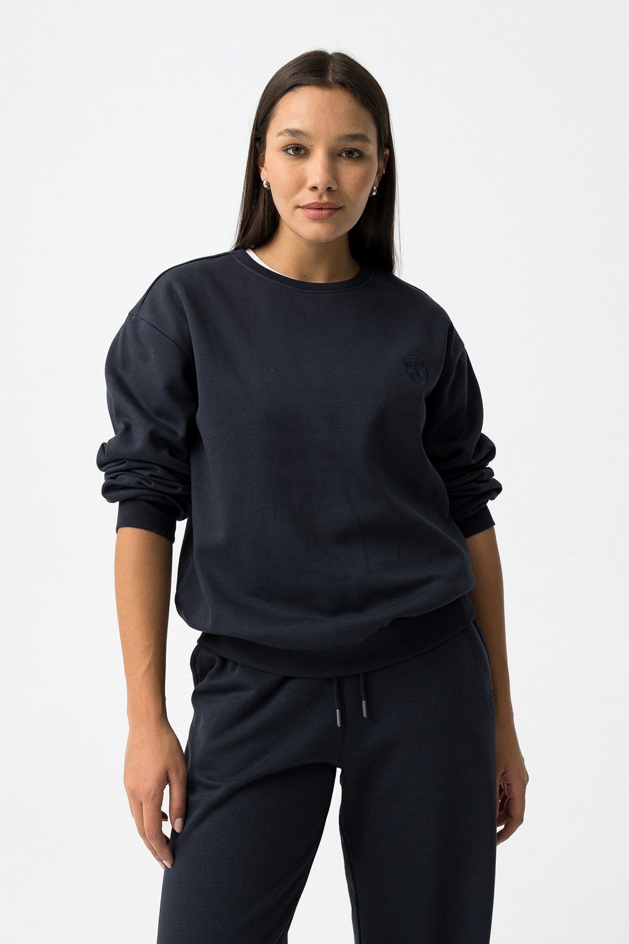 Front Embroidered Sweatshirt
