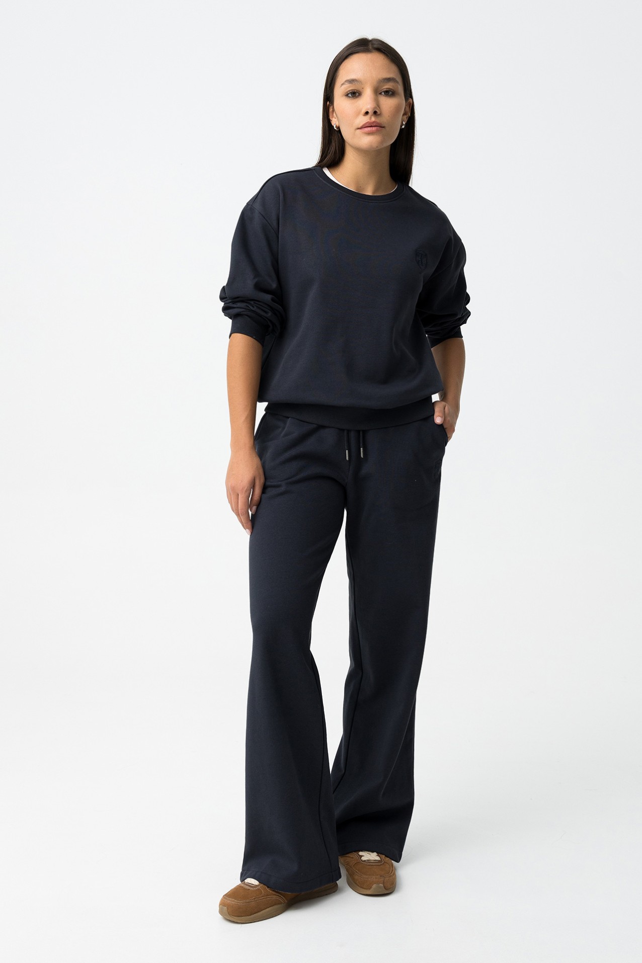 Front Embroidered Sweatshirt