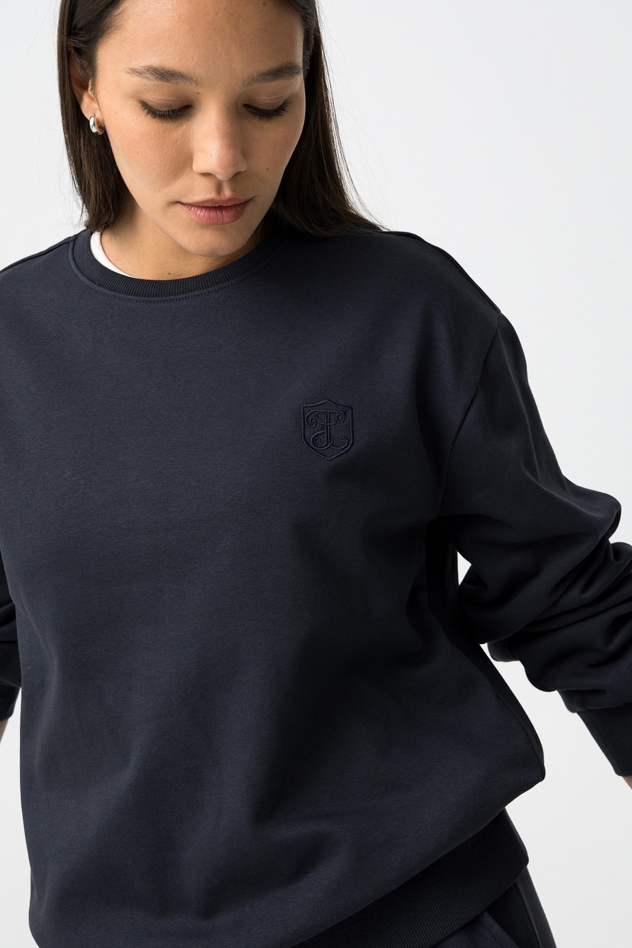 Front Embroidered Sweatshirt