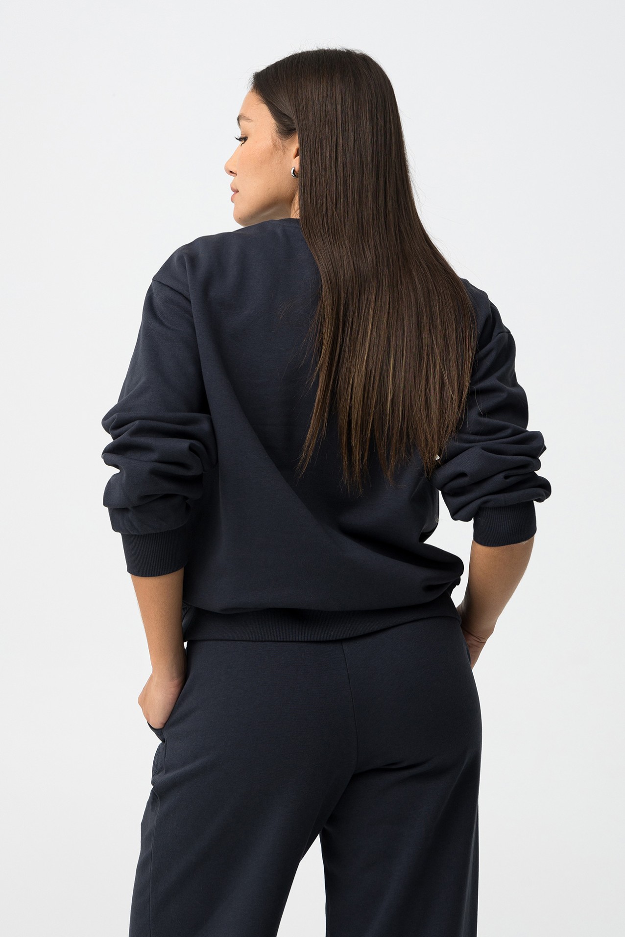 Front Embroidered Sweatshirt