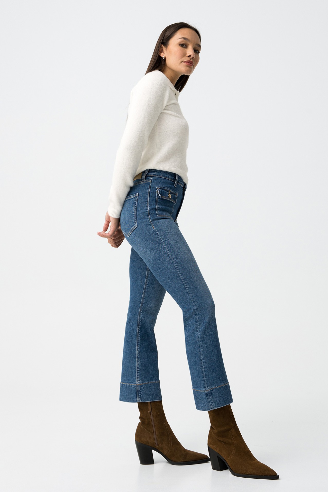 Cropped Jeans