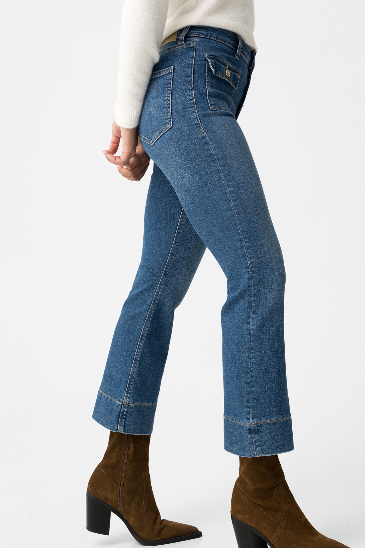 Cropped Jeans
