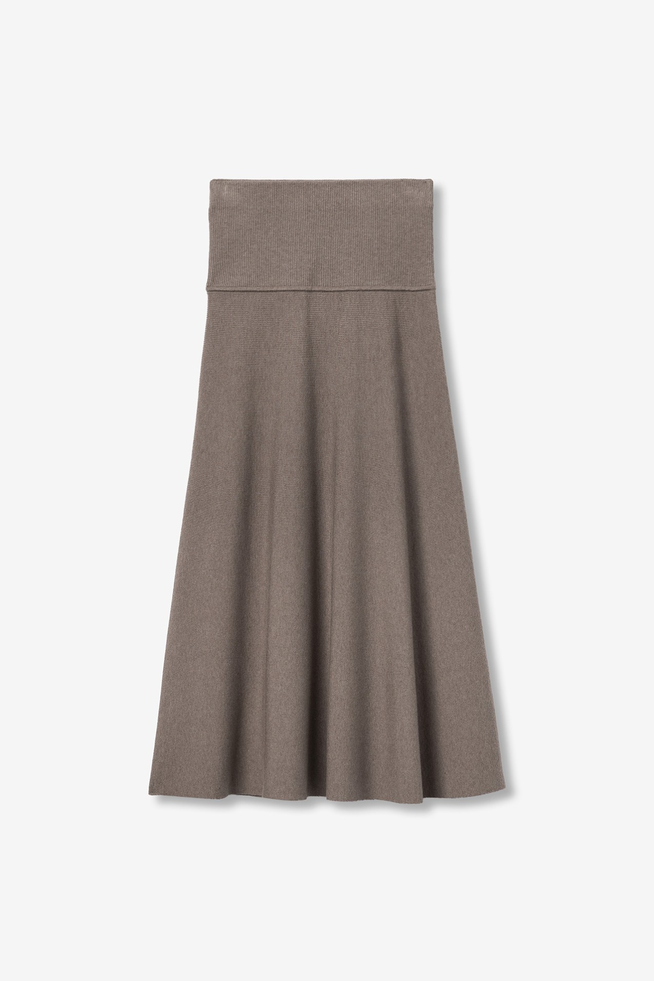 Ribbed Midi Skirt