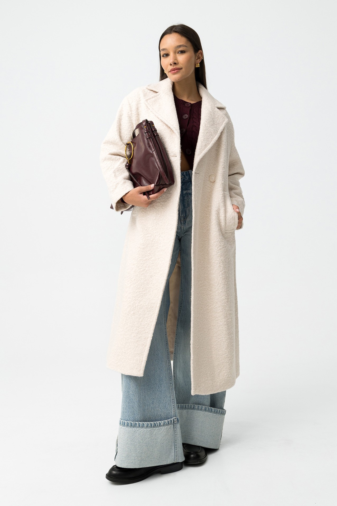 Boucl Relaxed Fit Coat