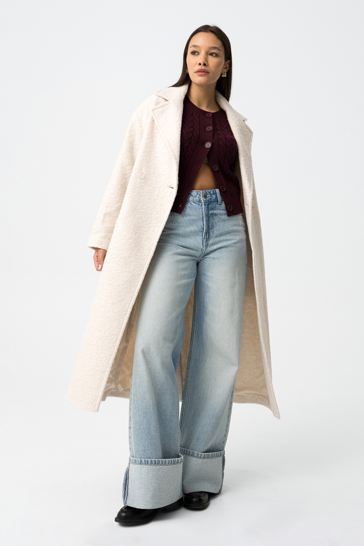 Boucl Relaxed Fit Coat