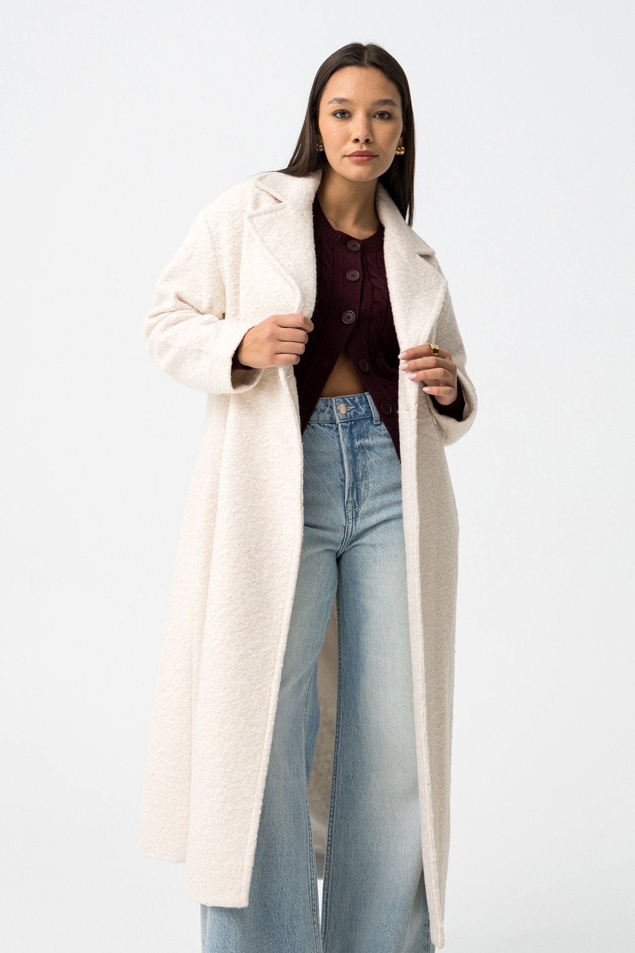 Boucl Relaxed Fit Coat
