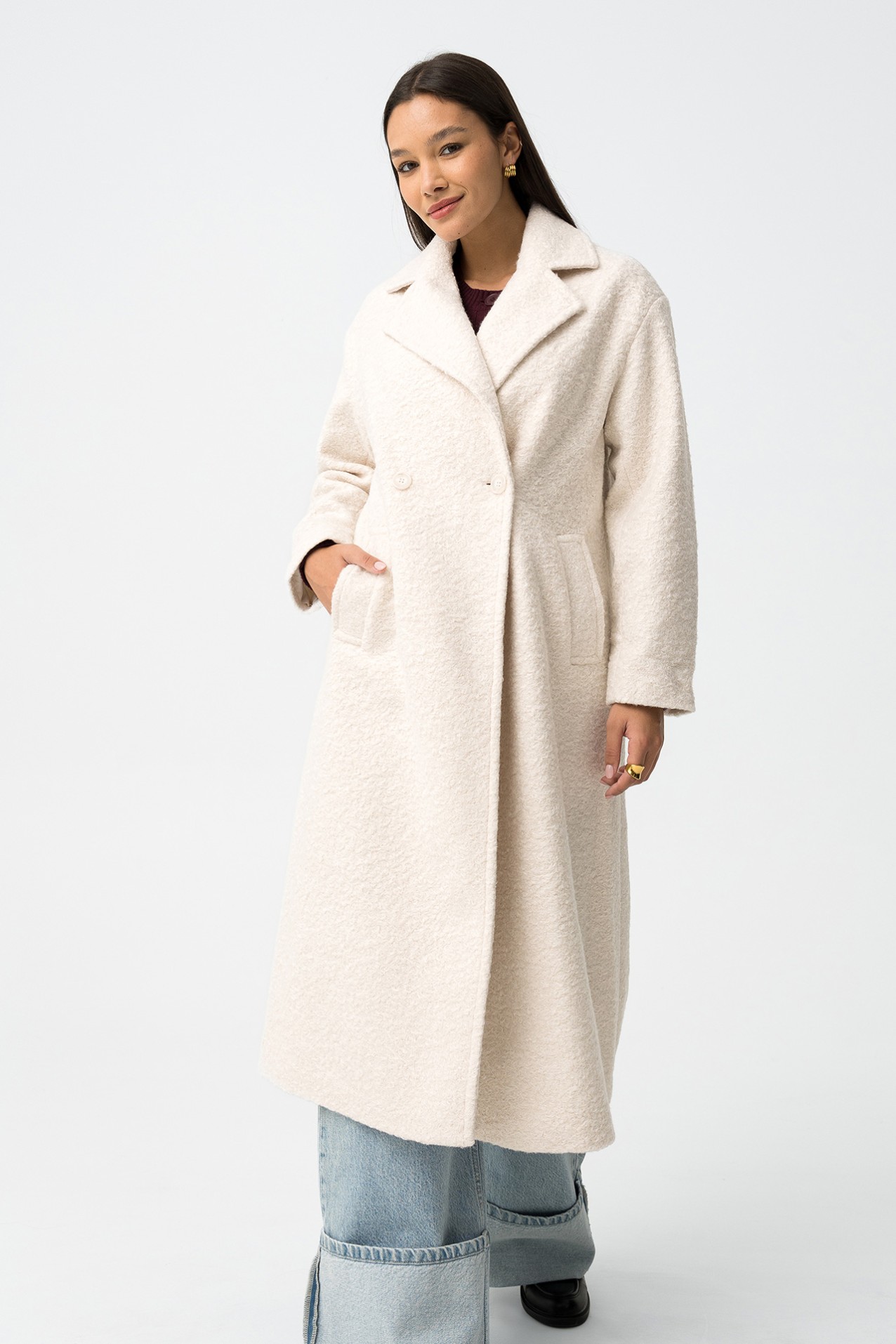 Boucl Relaxed Fit Coat
