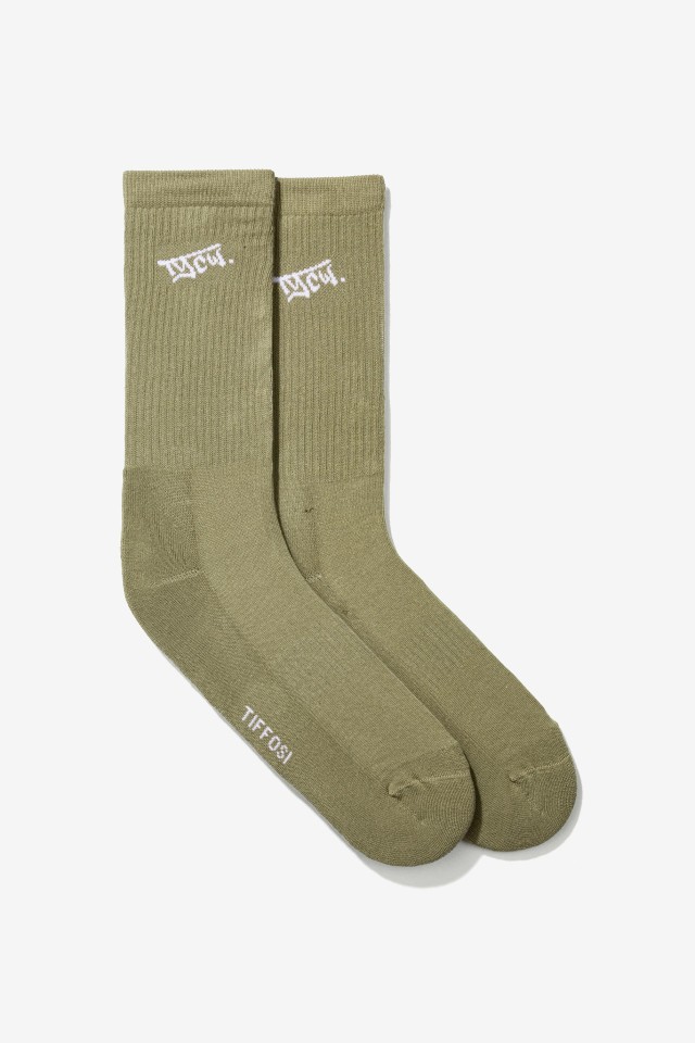 Calcetines de corte medio con logo