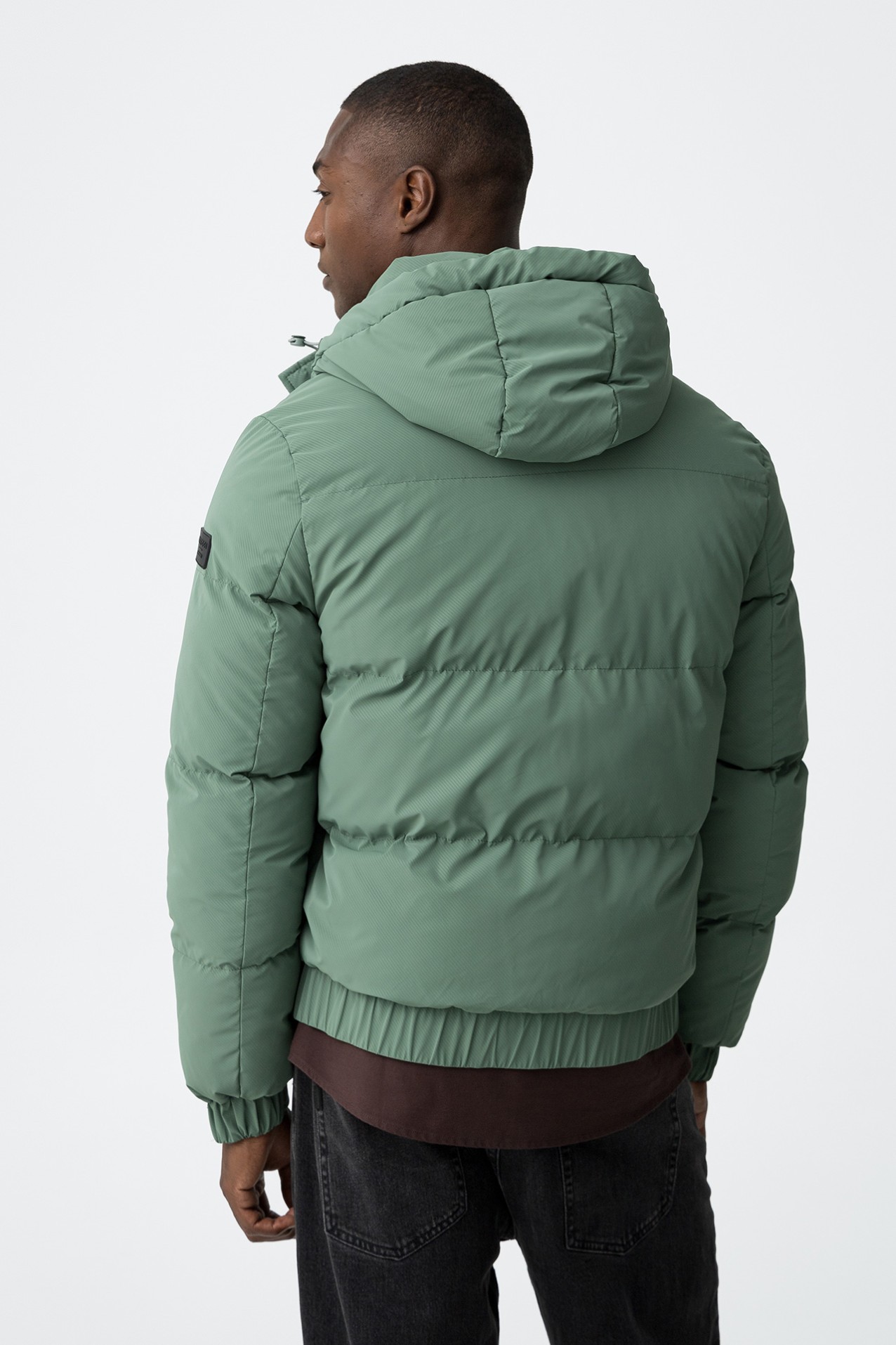 Chaqueta Acolchada con Capucha Removible