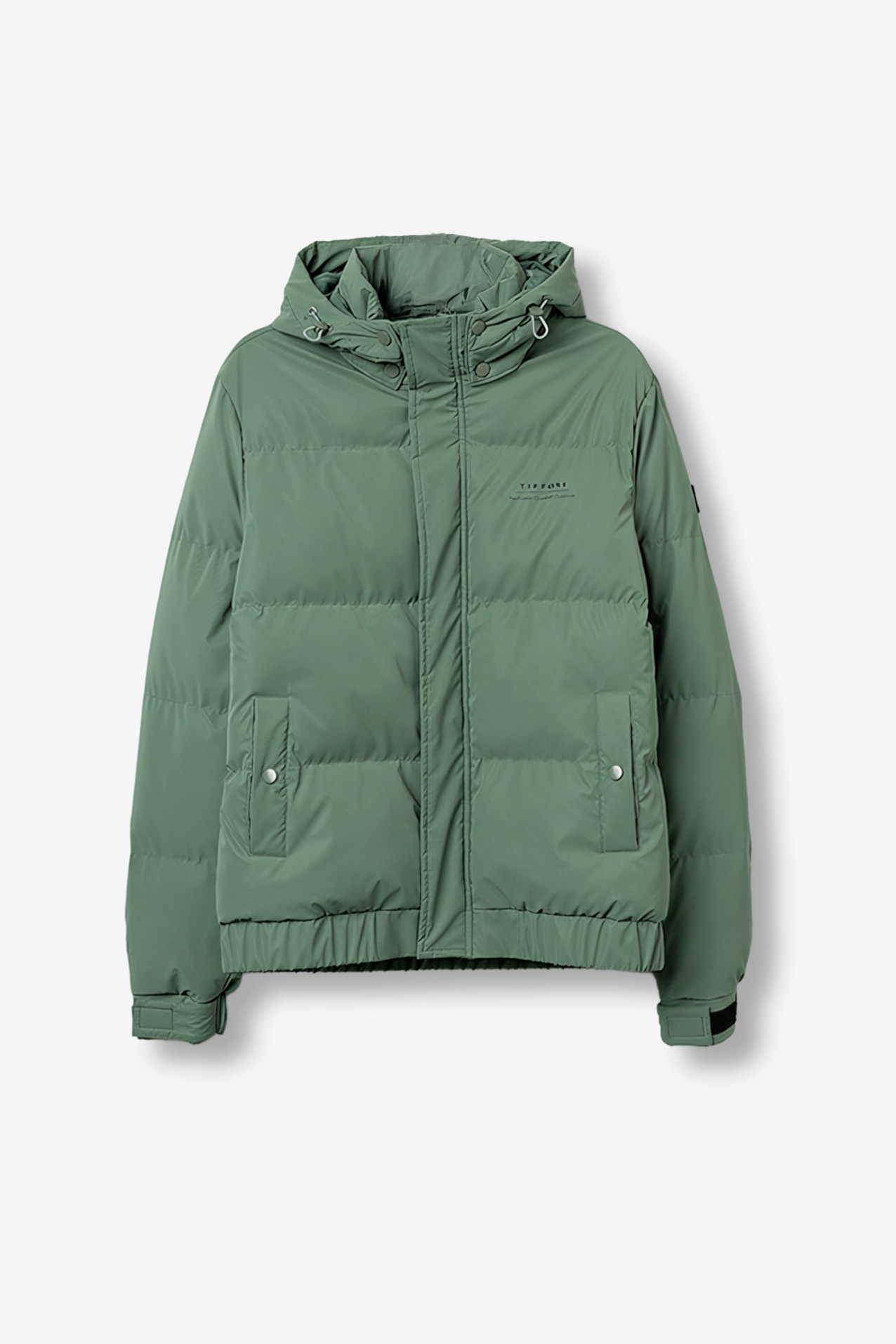 Chaqueta Acolchada con Capucha Removible