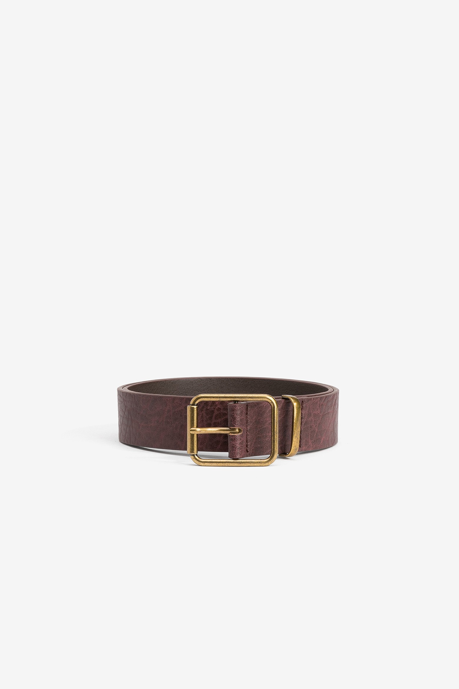 Red Belt with Buckle