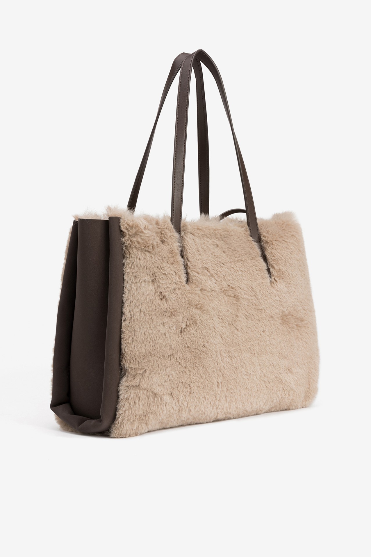 Beige Shopper Bag