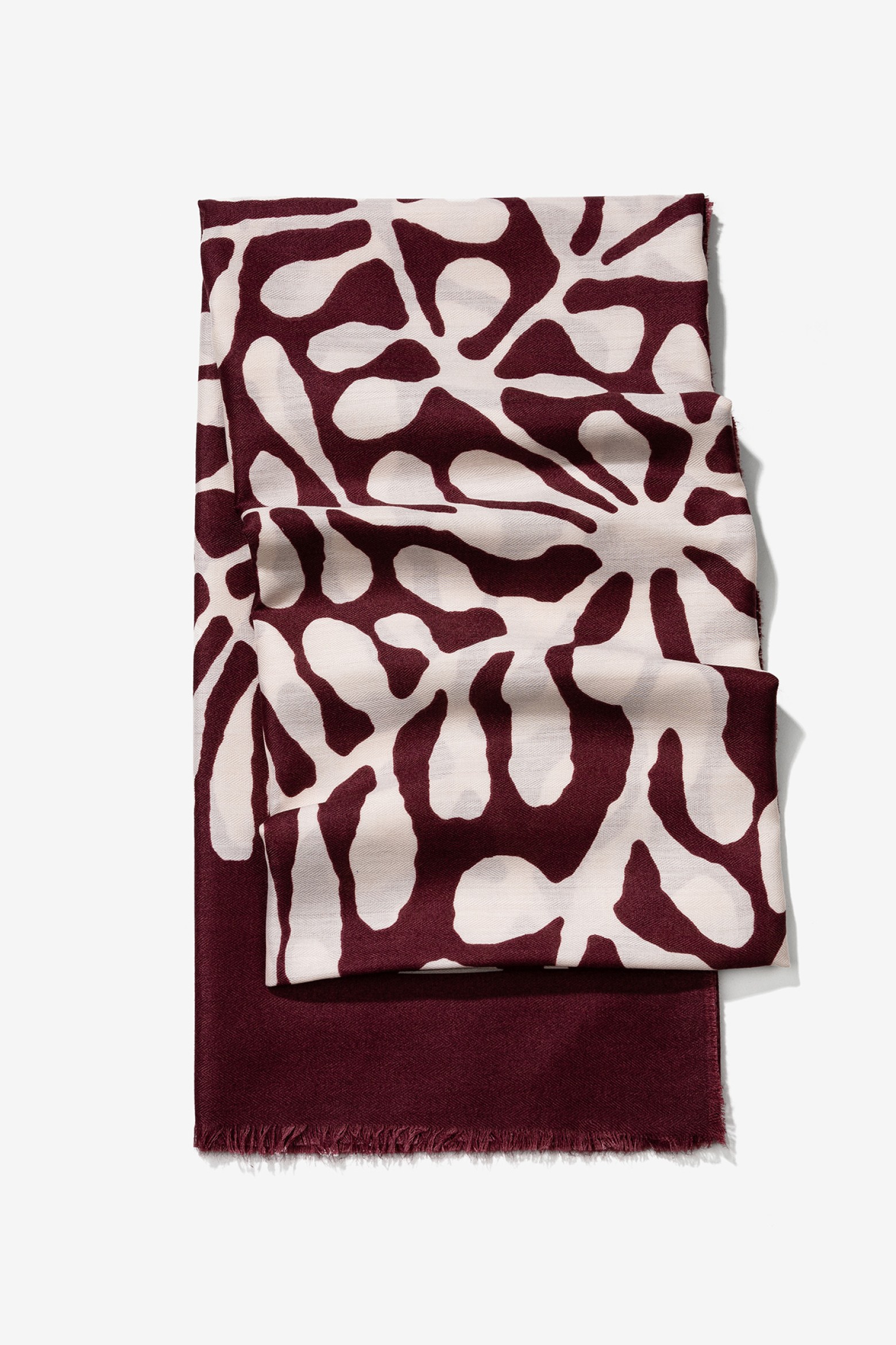 Abstract Red Scarf