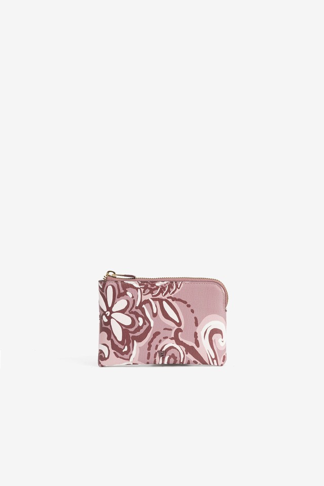 Floral Pink Coin Purse