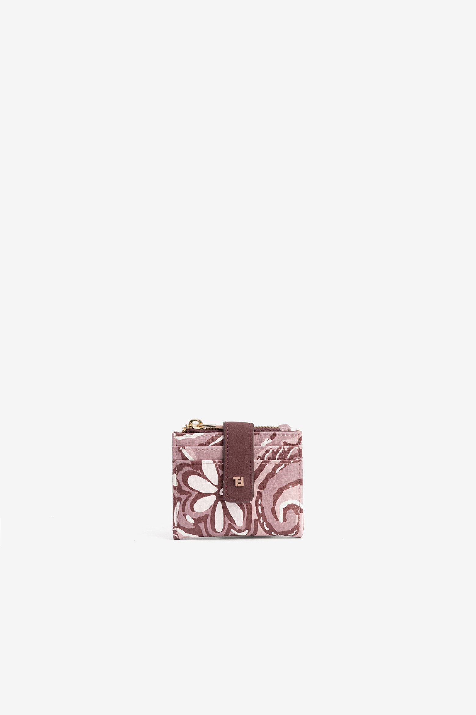 Floral Pink Card Holder