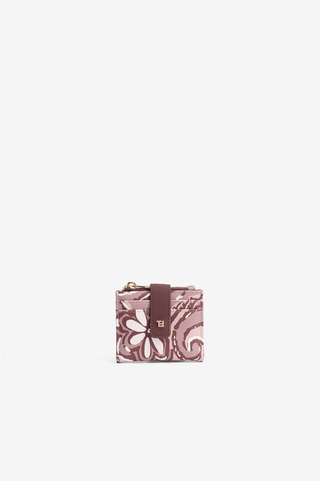 Floral Pink Card Holder