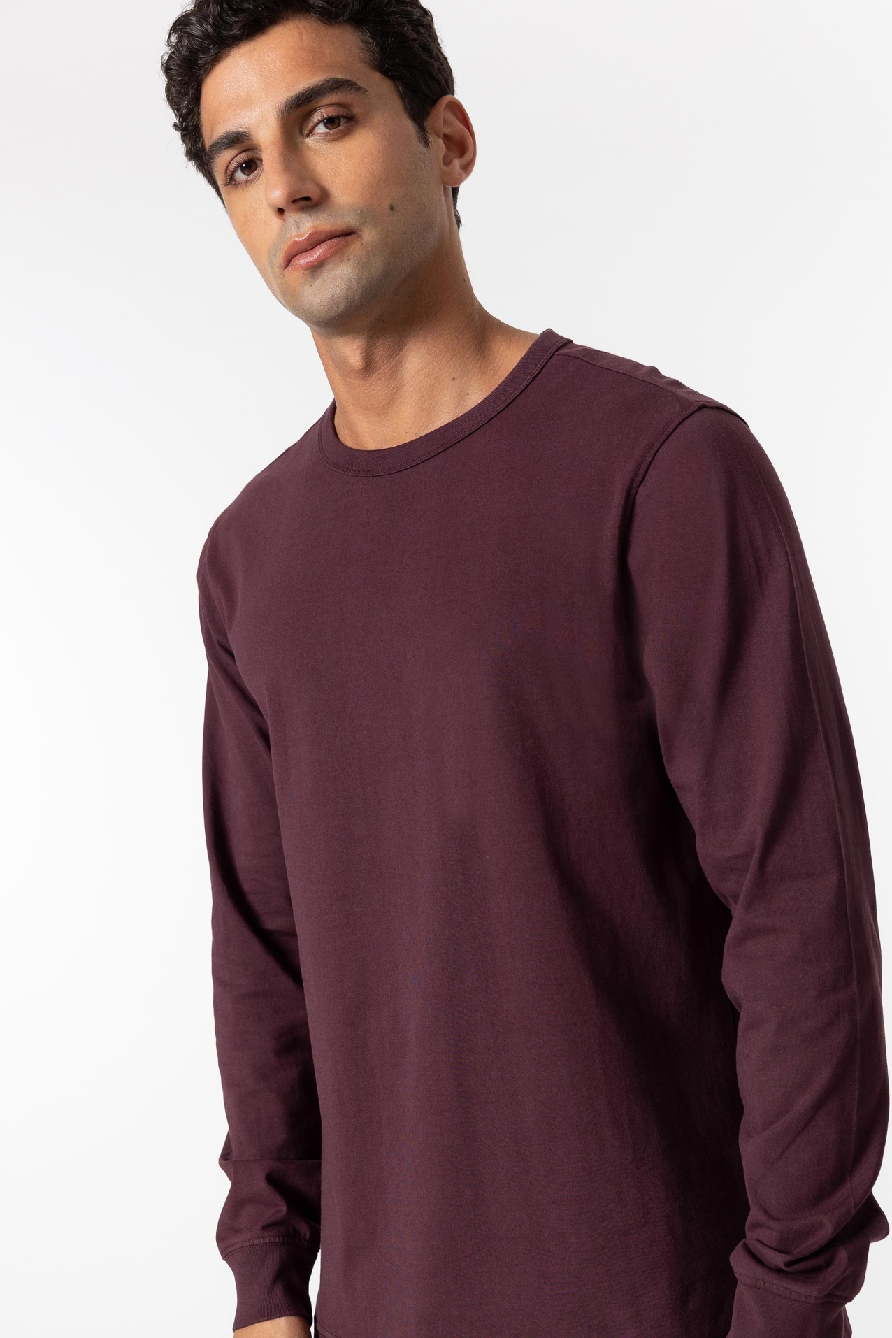 T-shirt Bsica de Manga Comprida