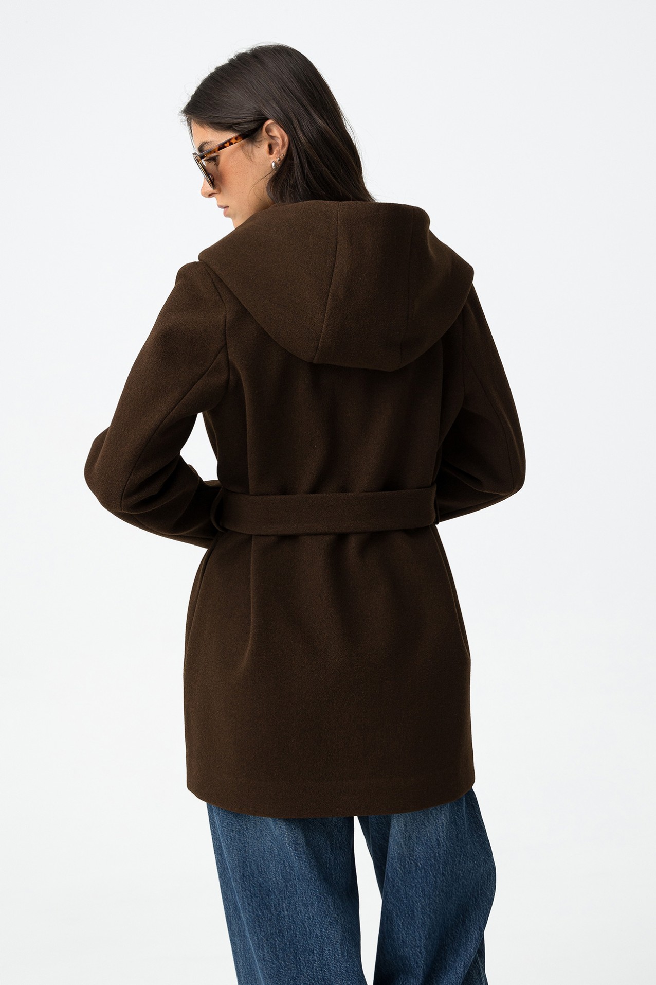 Abrigo Largo con Capucha