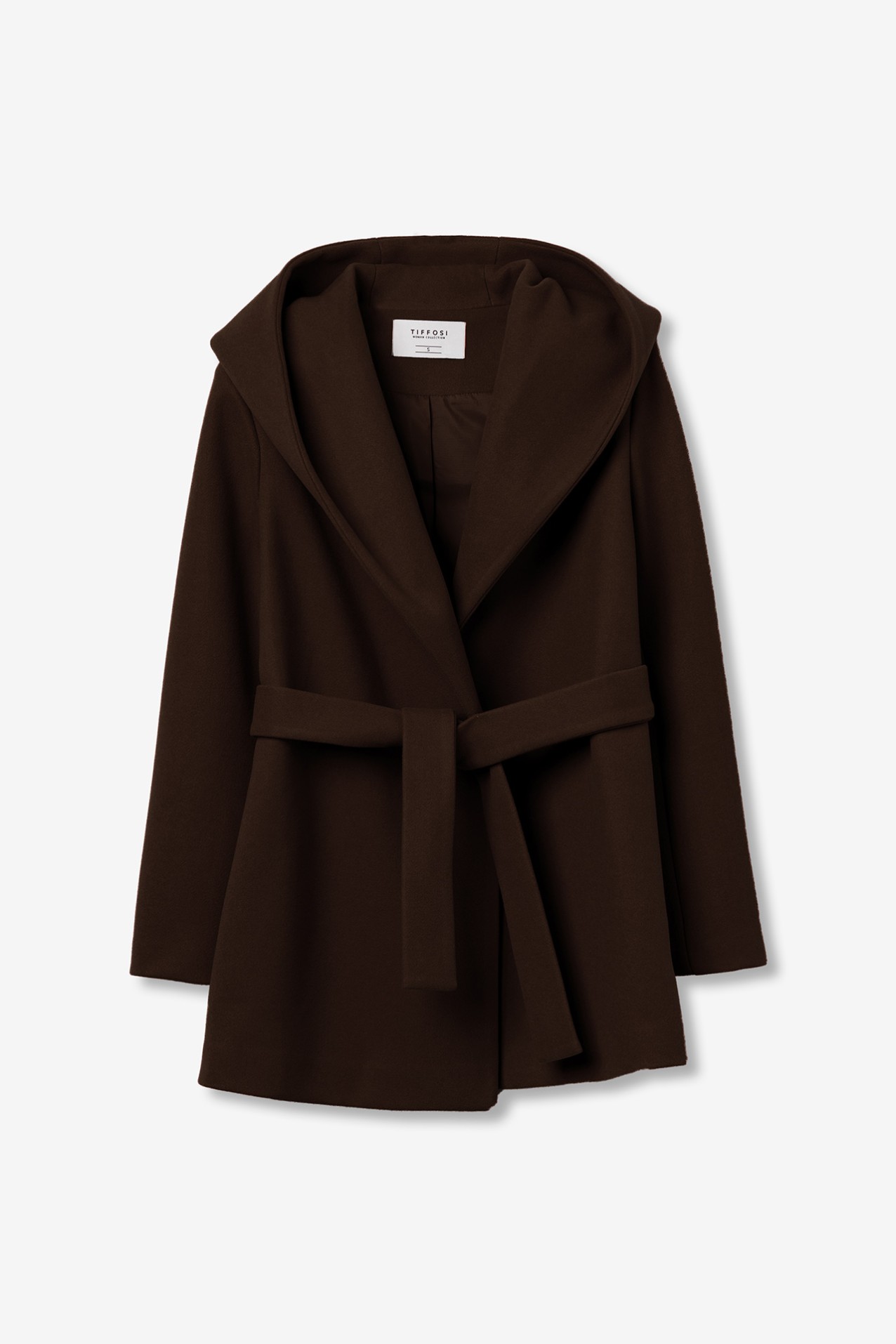 Abrigo Largo con Capucha