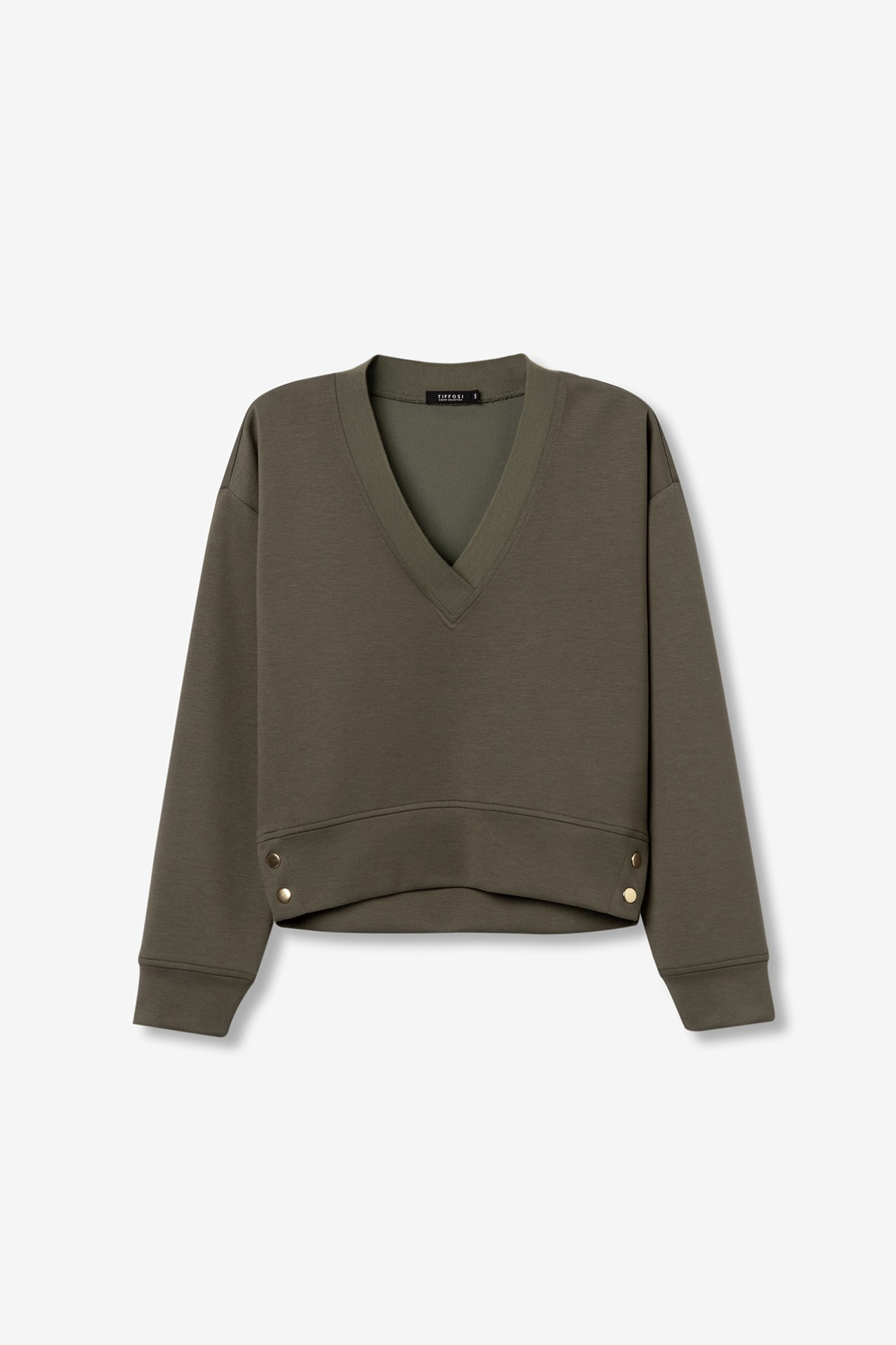 Sweat com Botes Metlicos