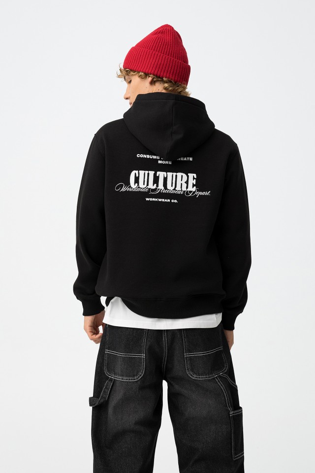 Hoodie Preto Casual