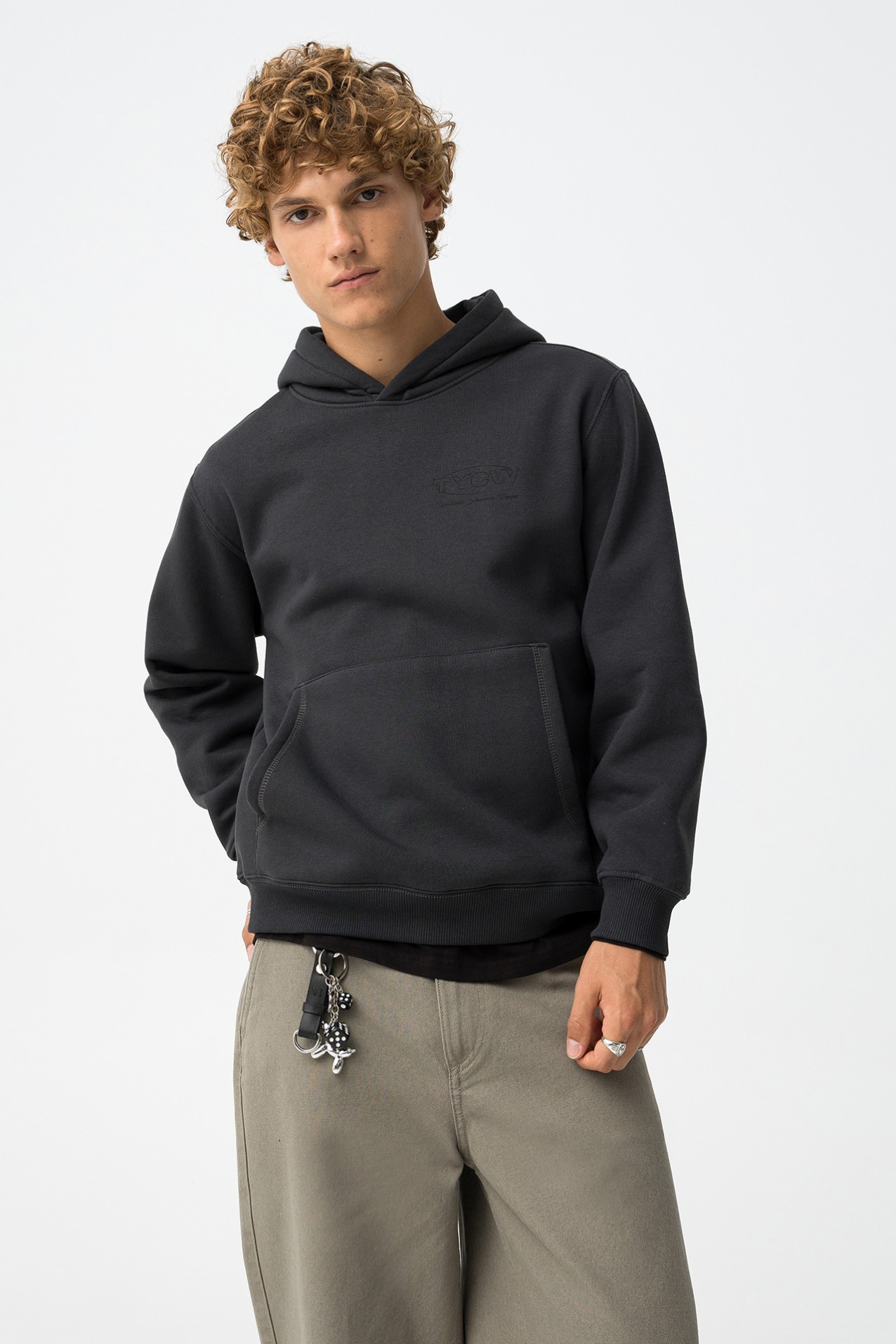 Grey Hoodie with Pocket