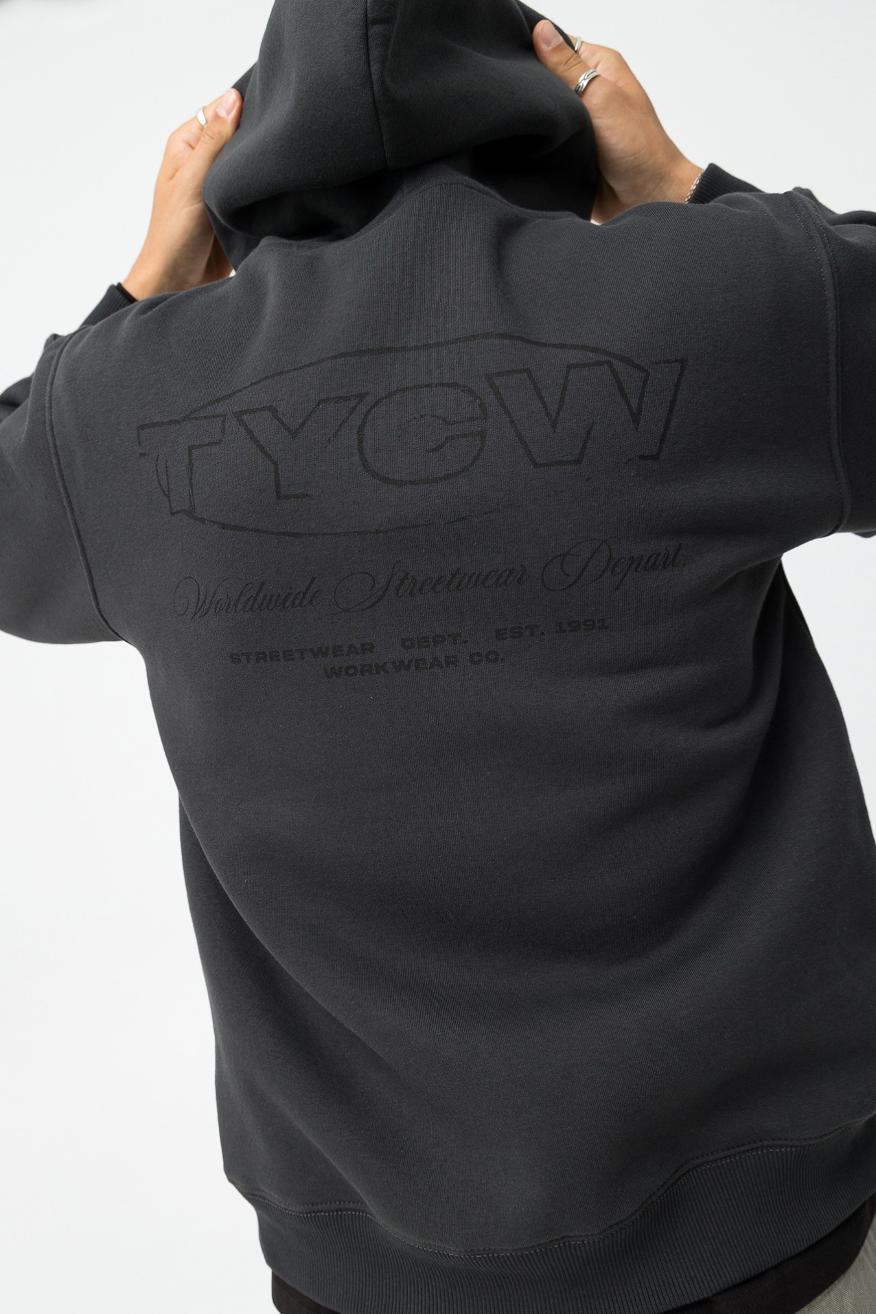 Grey Hoodie with Pocket