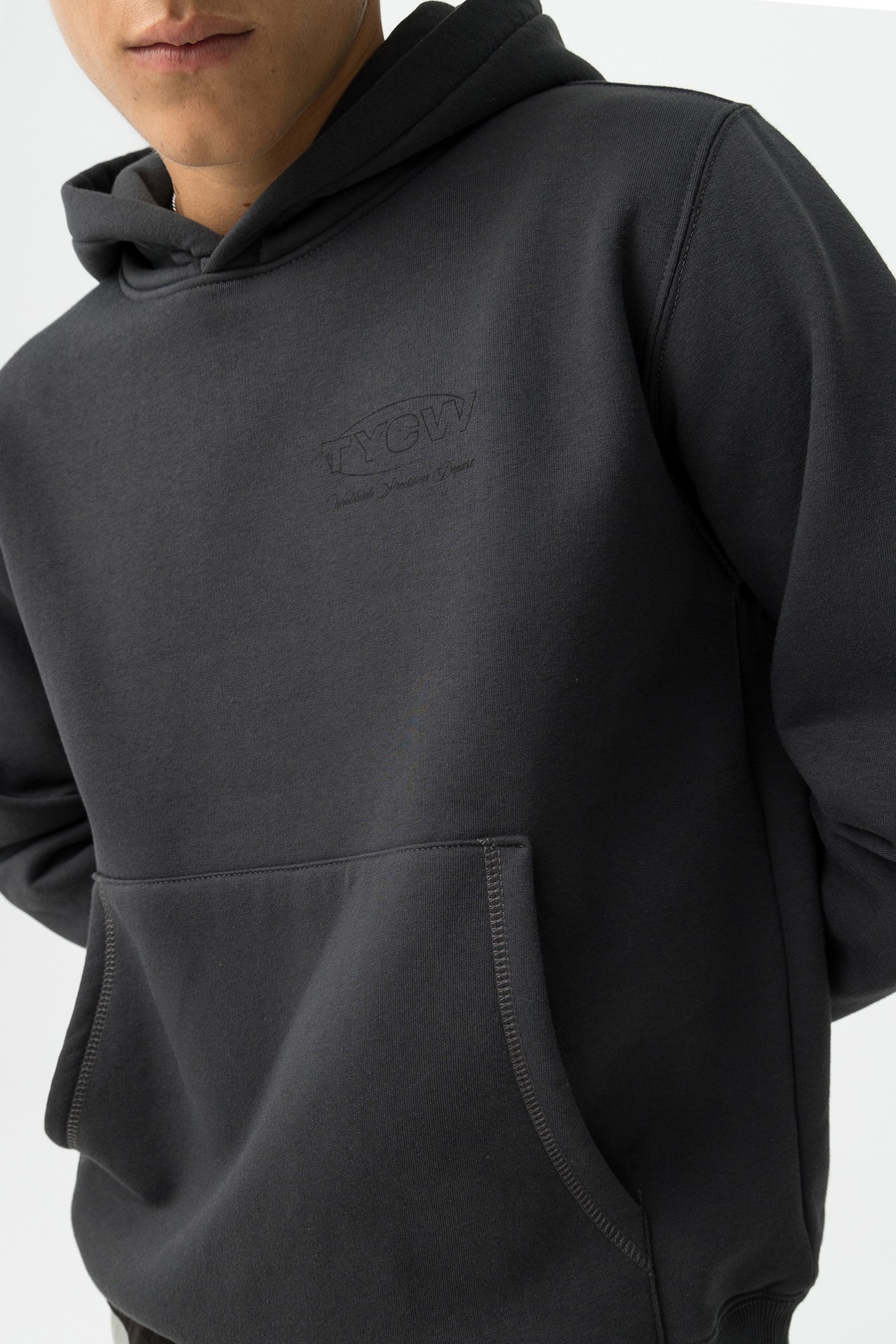 Grey Hoodie with Pocket