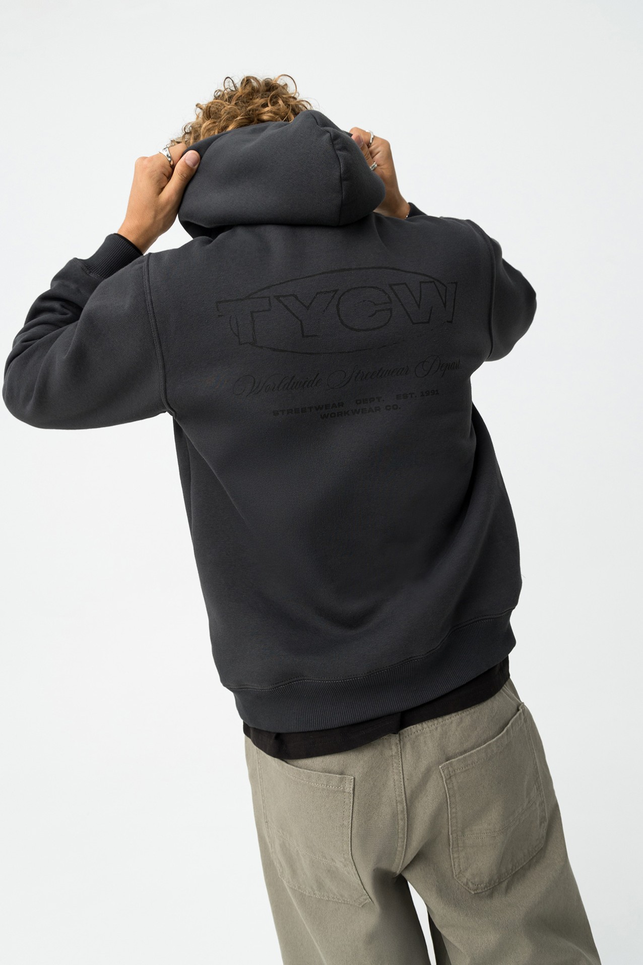 Grey Hoodie with Pocket