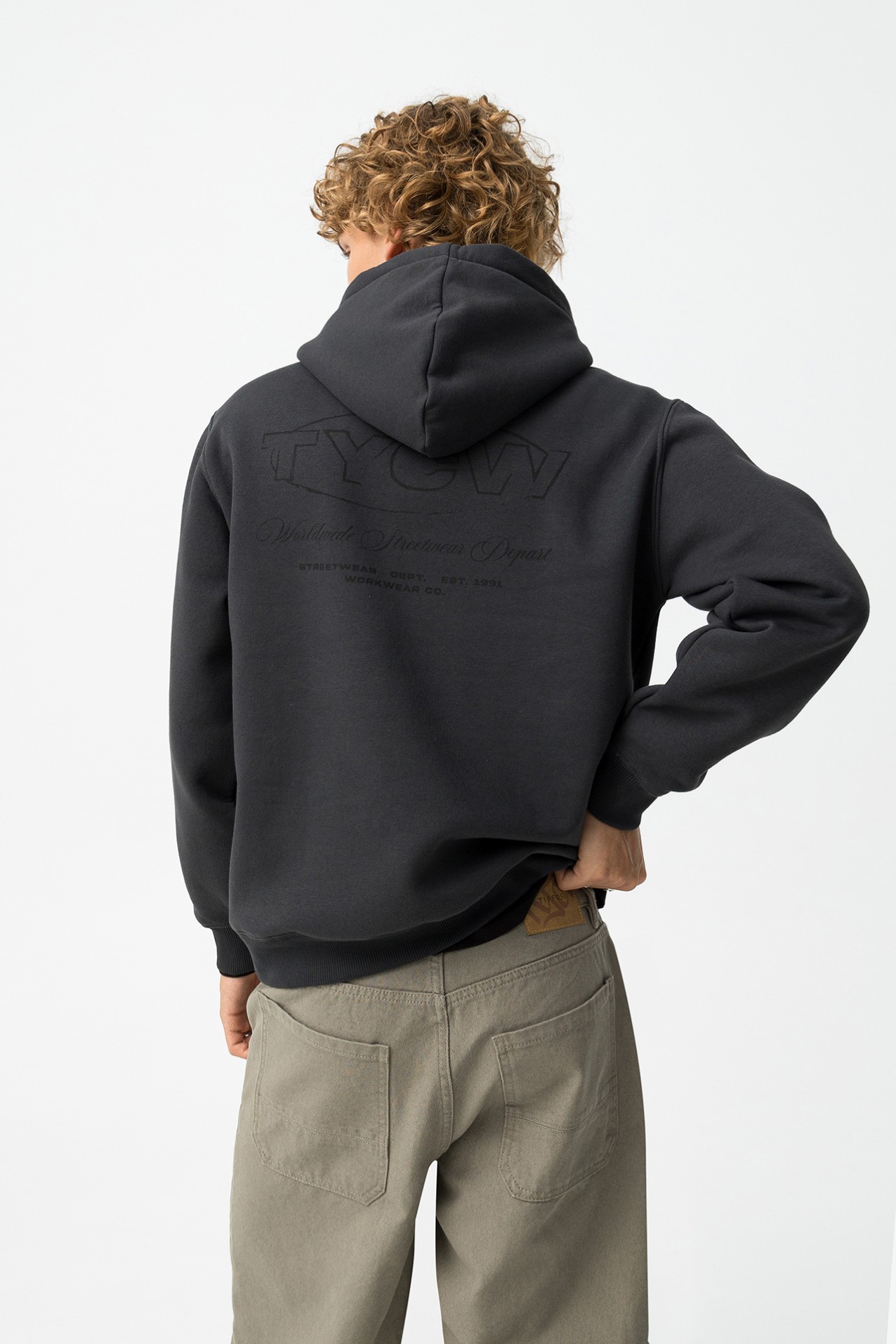 Grey Hoodie with Pocket