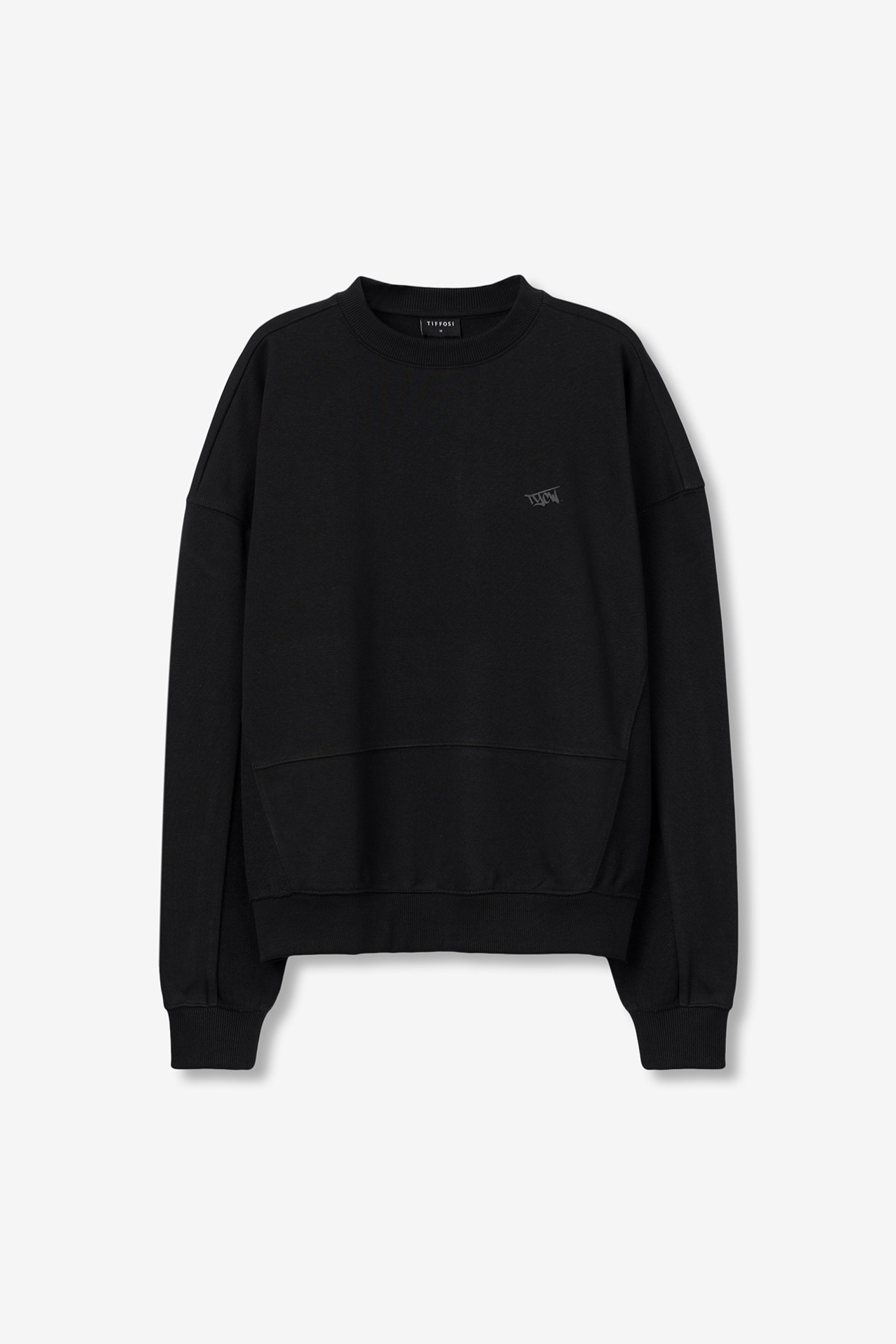 Sweatshirt Boxy Preta