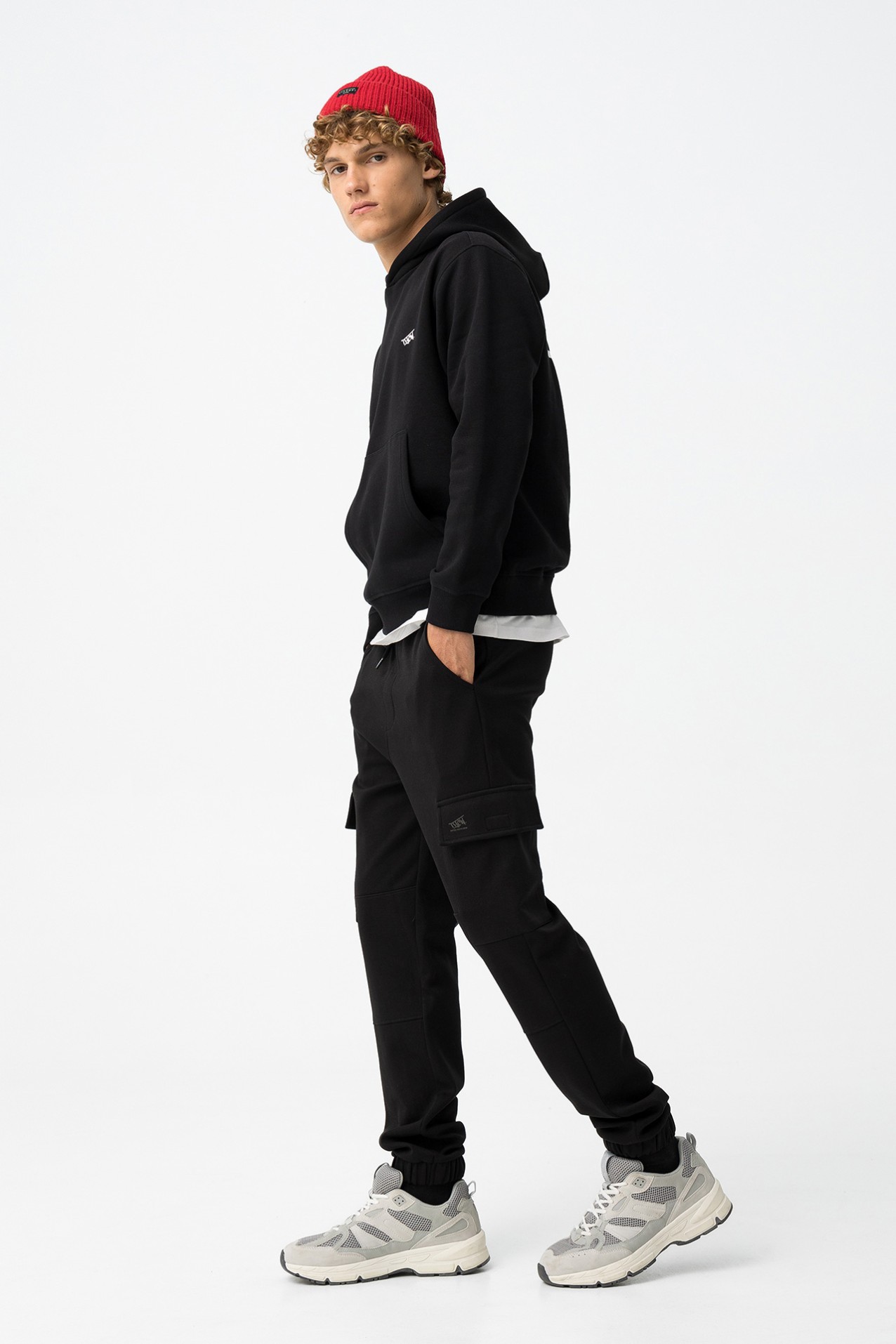 Black Regular Fit Trousers