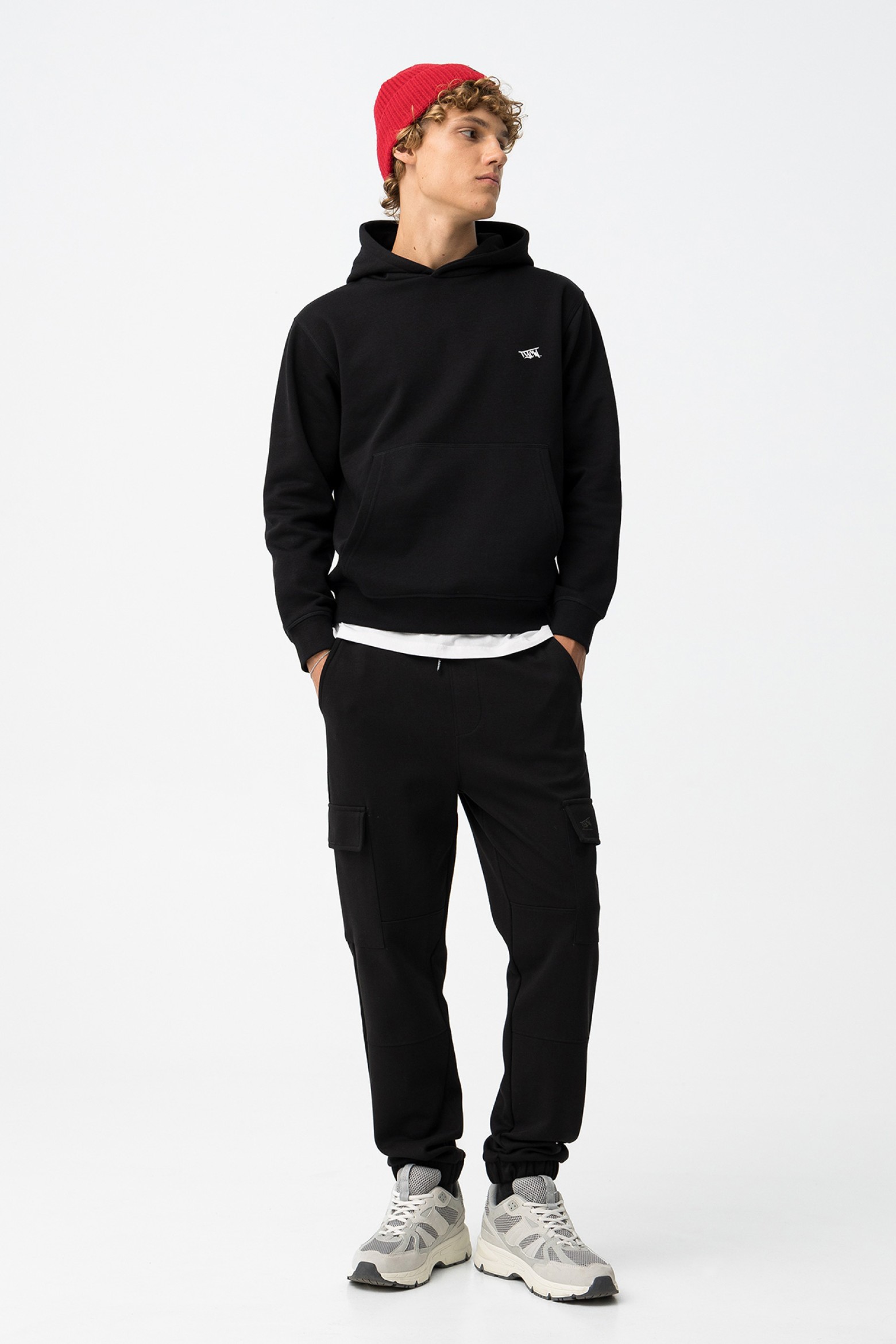 Black Regular Fit Trousers
