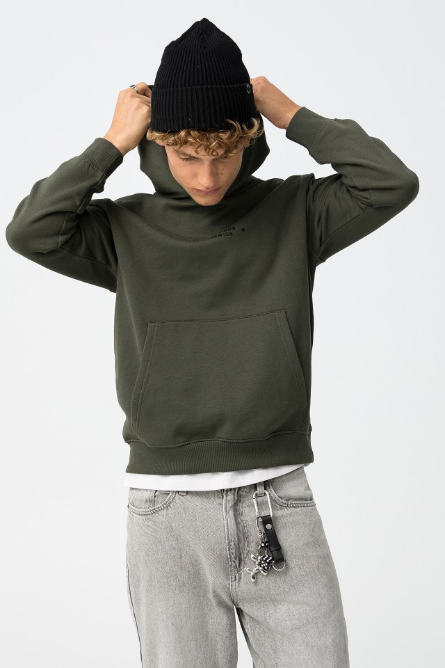 Hoodie Caqui Casual