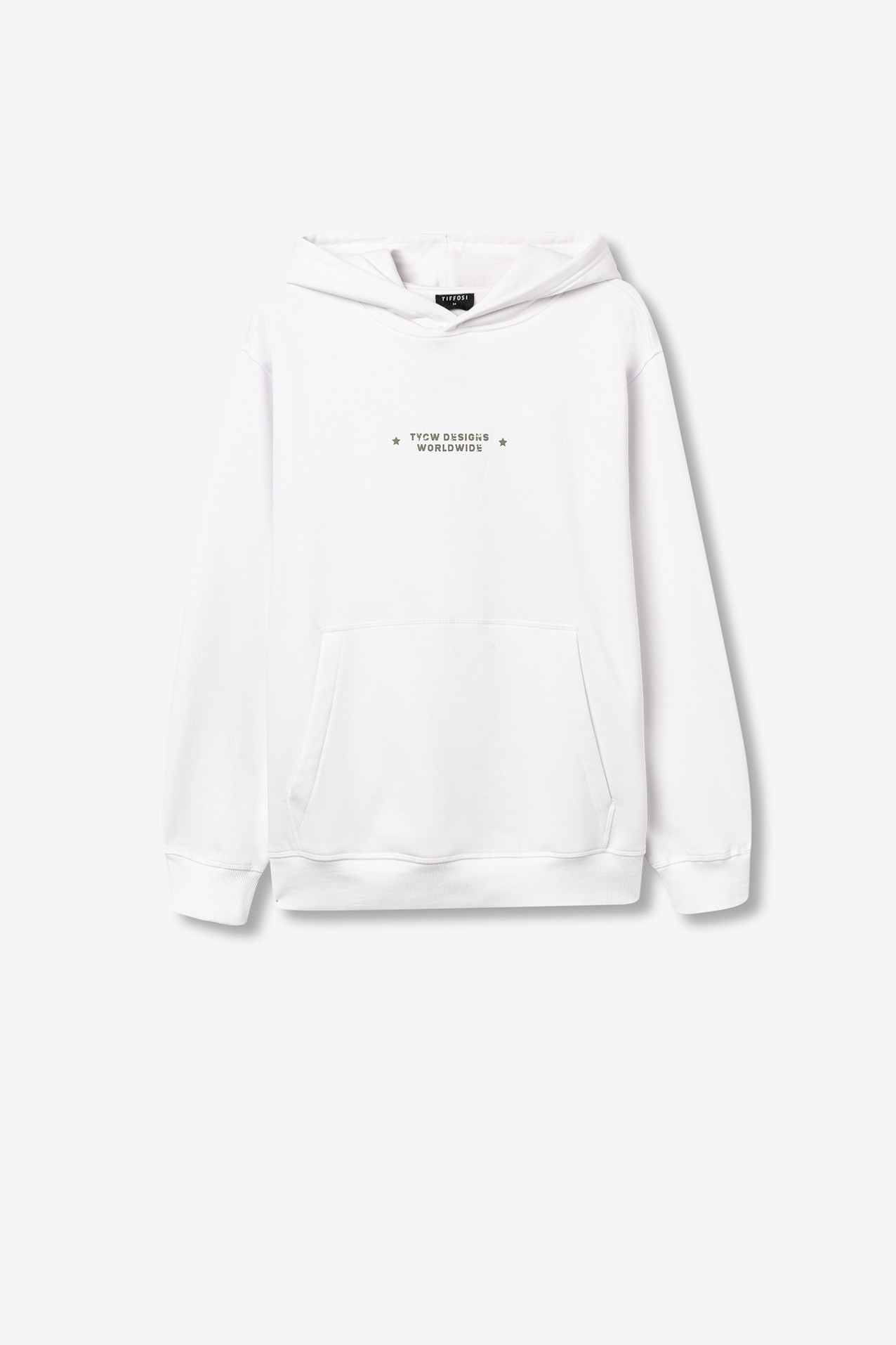 White Hoodie with Print