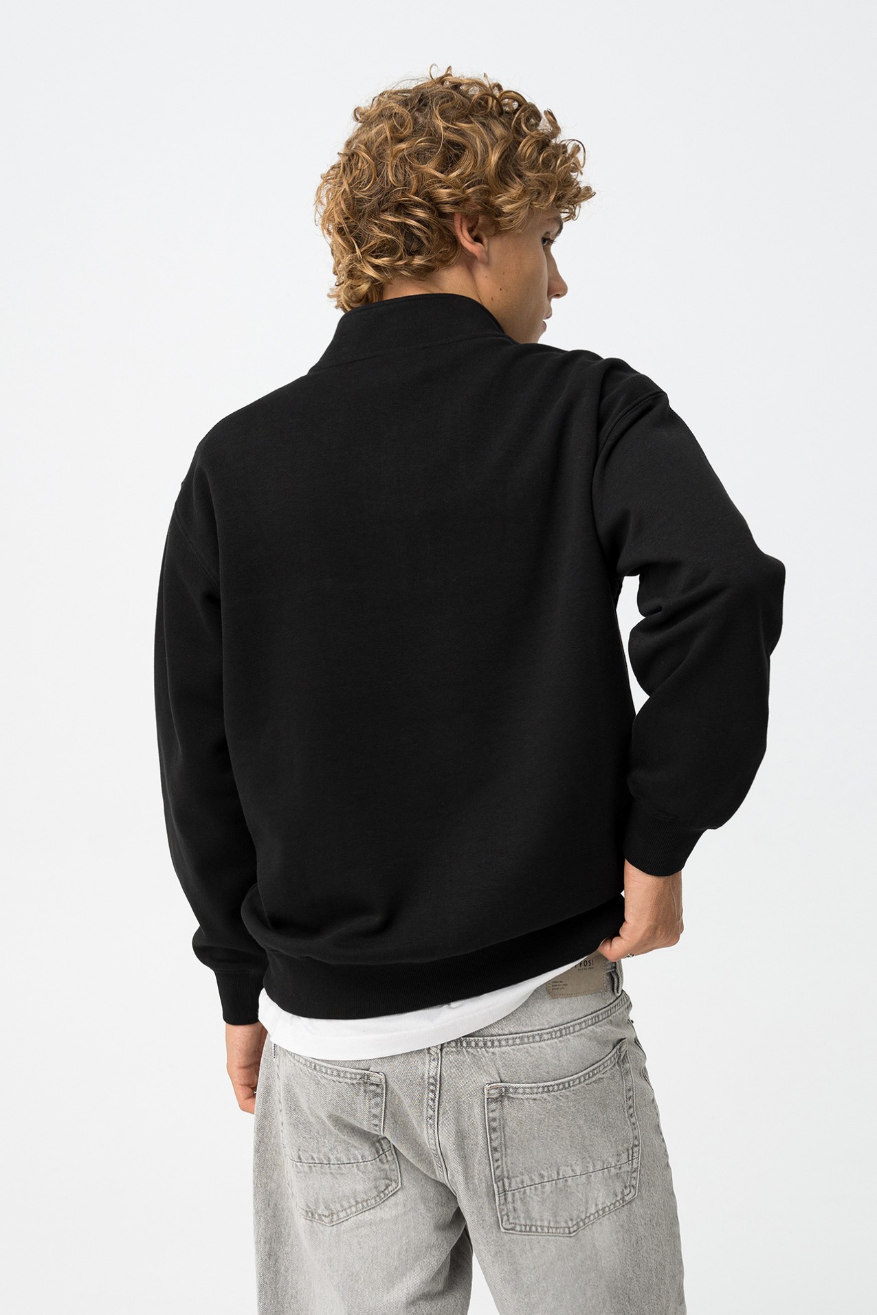 Sweatshirt Preto Relaxed